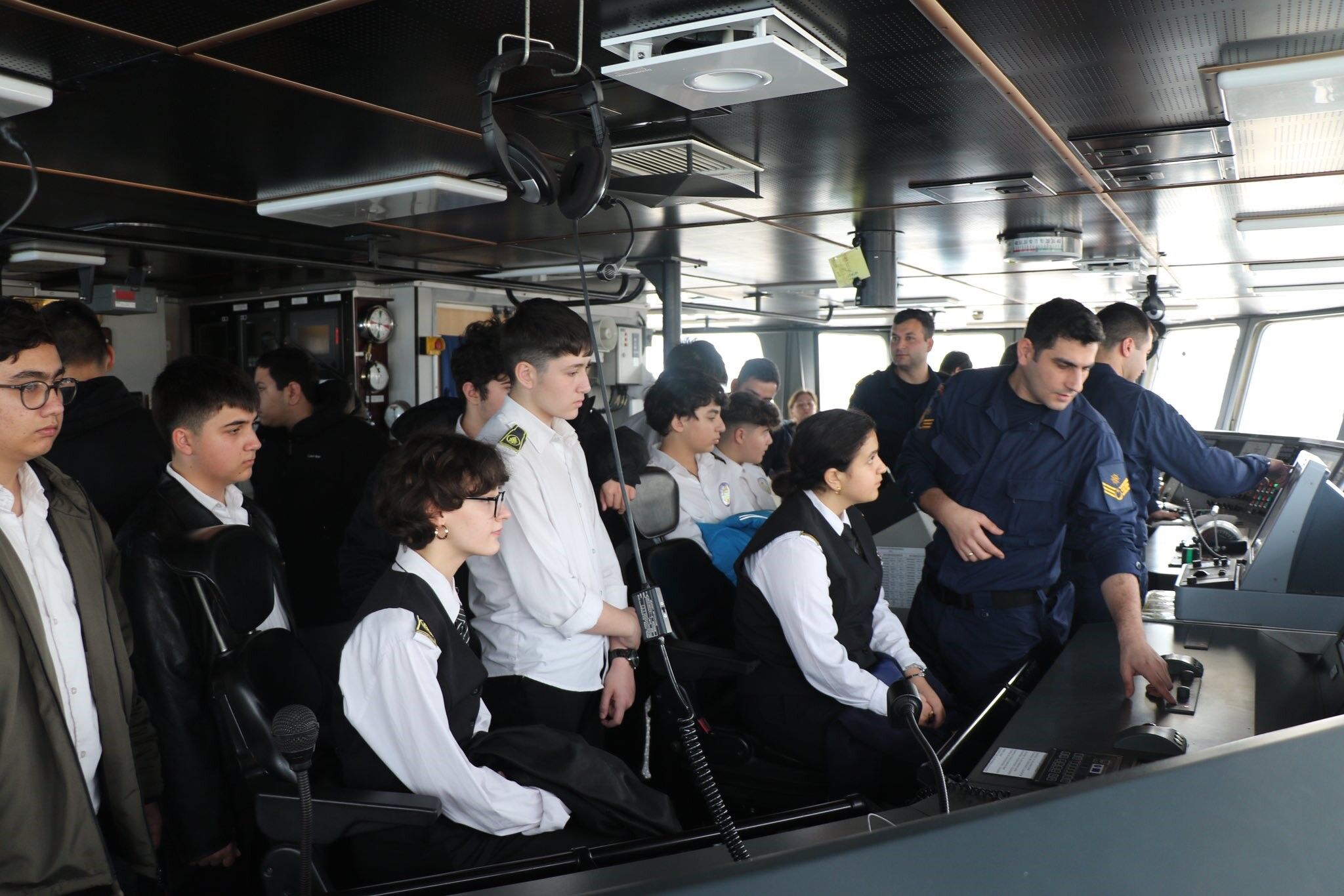 Tcsg Dost Askeri Gemisi Denizcilik Lisesi Öğrencilerini Ağırladı 2