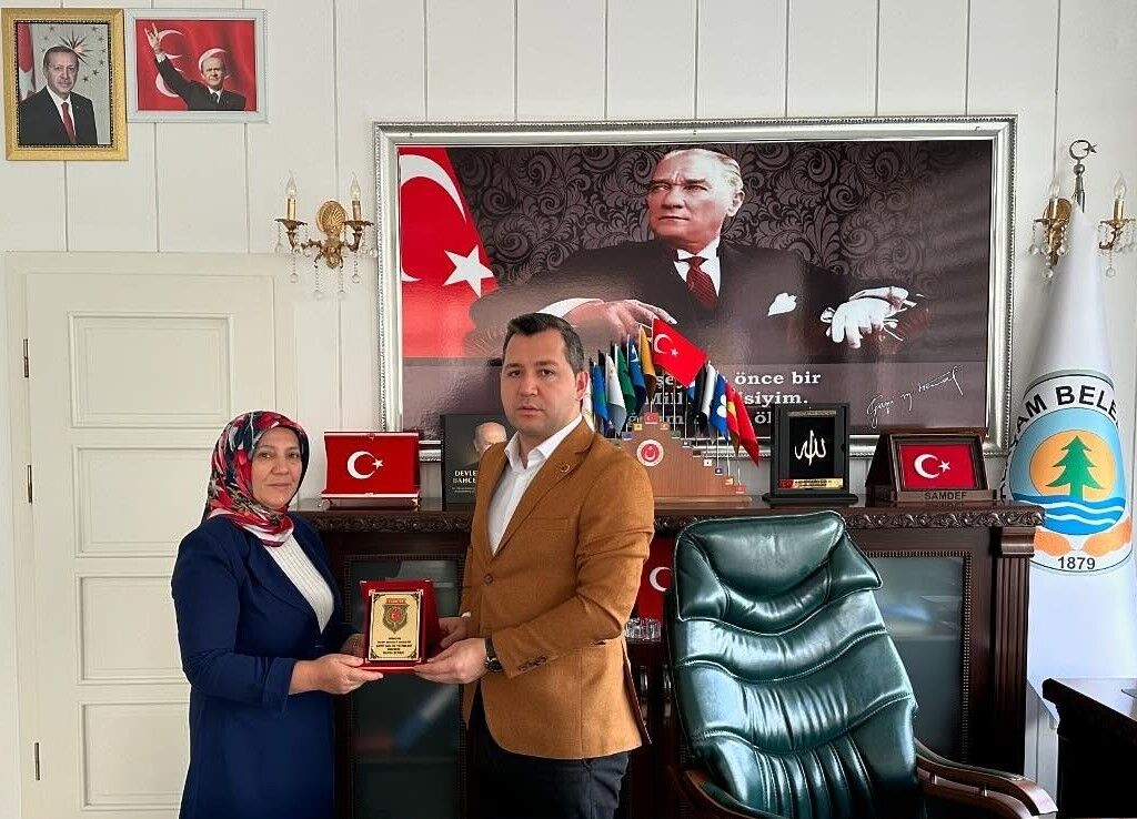 Türkiye Harp Malûlü Gaziler, Şehit Dul Ve Yetimleri Derneği Bafra Şubesi'nden Başkan Özdemir'e Ziyaret