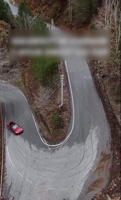 Alanya’da Lüks Araca Drift Cezası