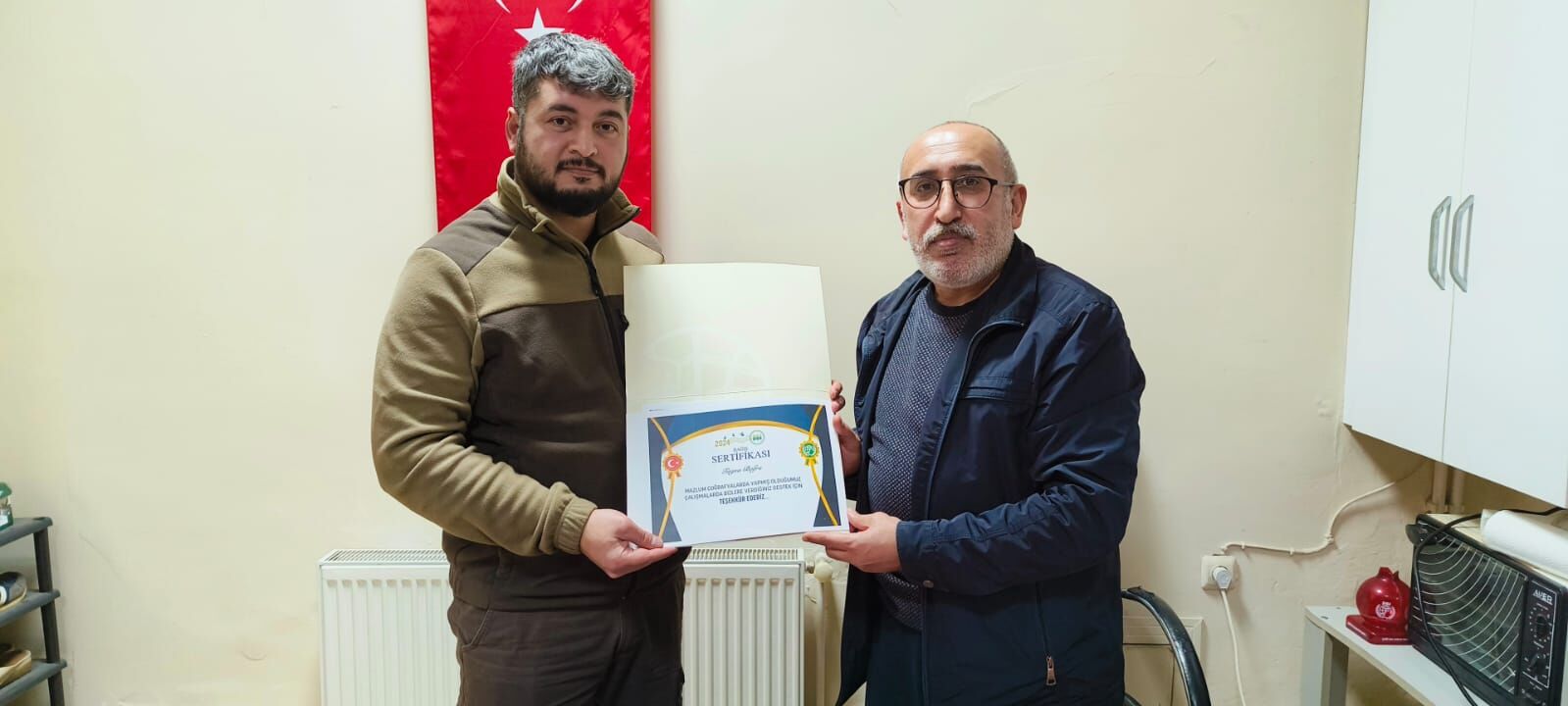 Bafra Sivil Toplum Platformu'ndan Filistin'e Destek Veren Stk'lara Teşekkür Belgesi (1)