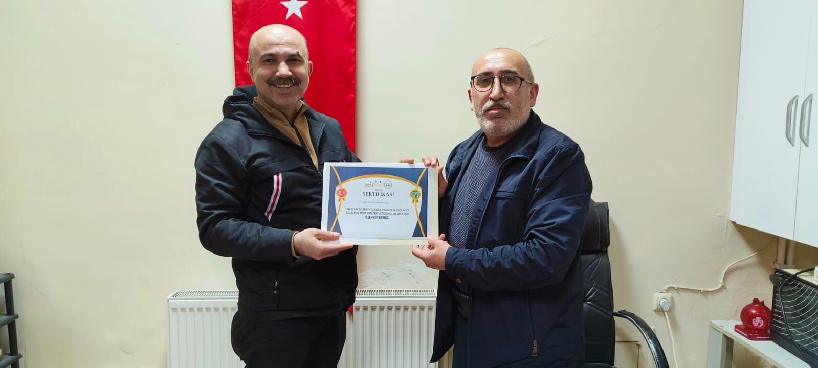 Bafra Sivil Toplum Platformu'ndan Filistin'e Destek Veren Stk'lara Teşekkür Belgesi (2)
