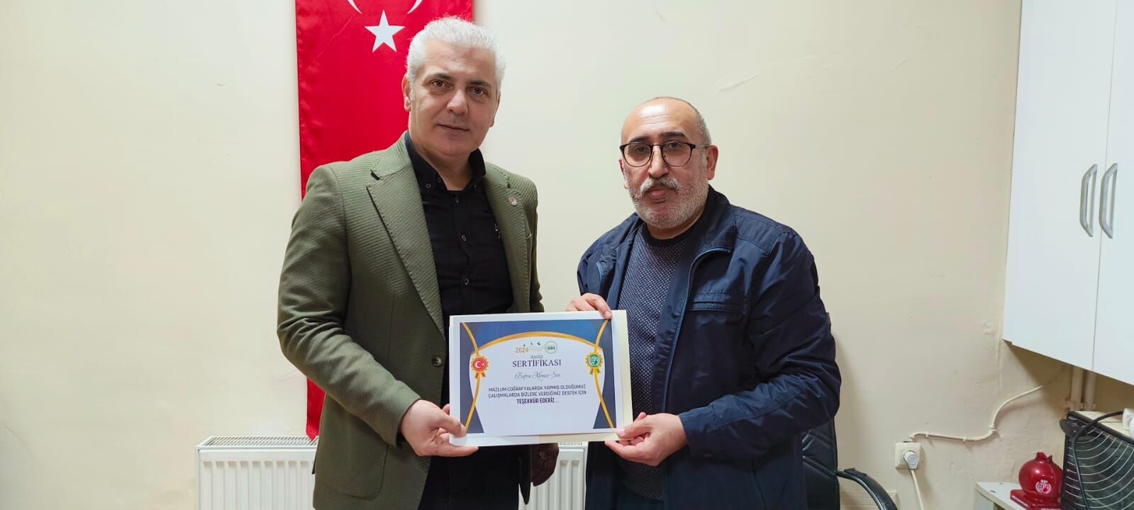 Bafra Sivil Toplum Platformu'ndan Filistin'e Destek Veren Stk'lara Teşekkür Belgesi (3)