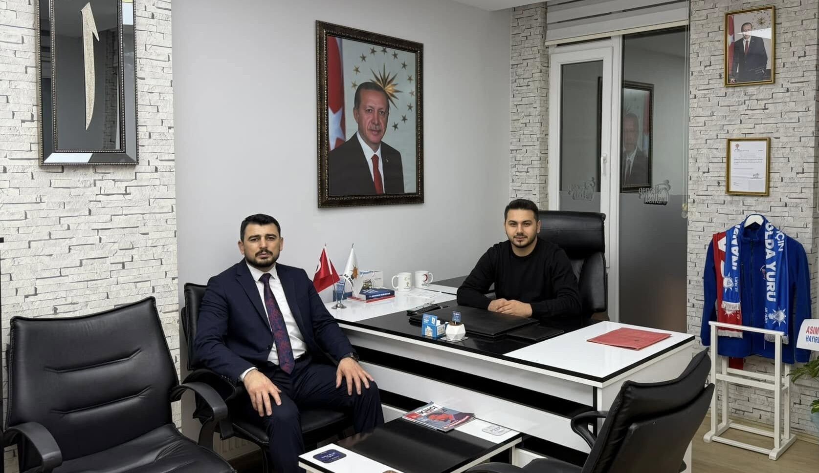 Doğan Önder'den Gençlik Kolları Başkanı Zafer Demir'e Ziyaret (2)