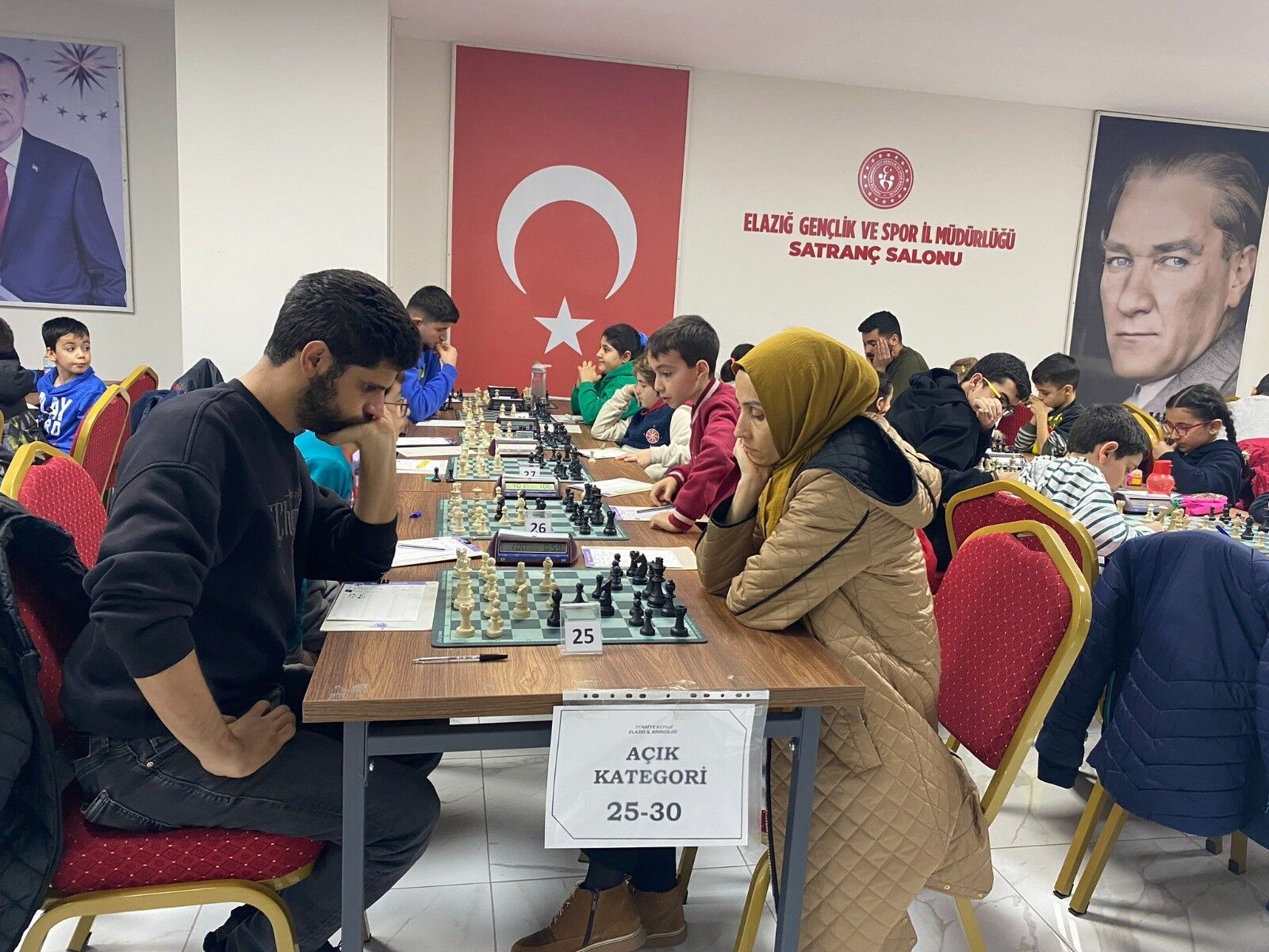 Elazığ Satranç İl Birinciliği Tamamlandı