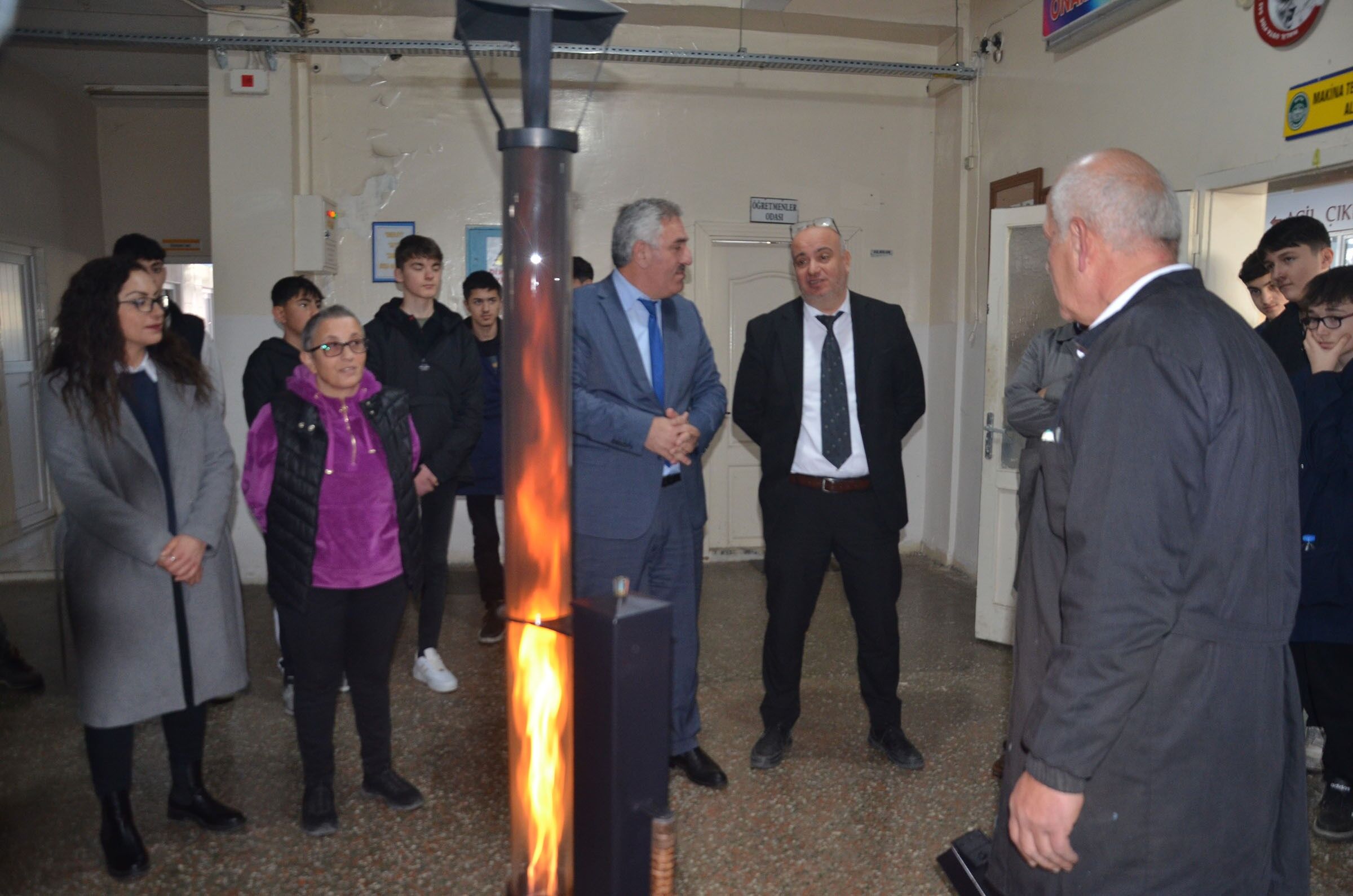 Meslek Lisesi Öğrencilerinden ‘Pelet Soba’ Üretimi (2)