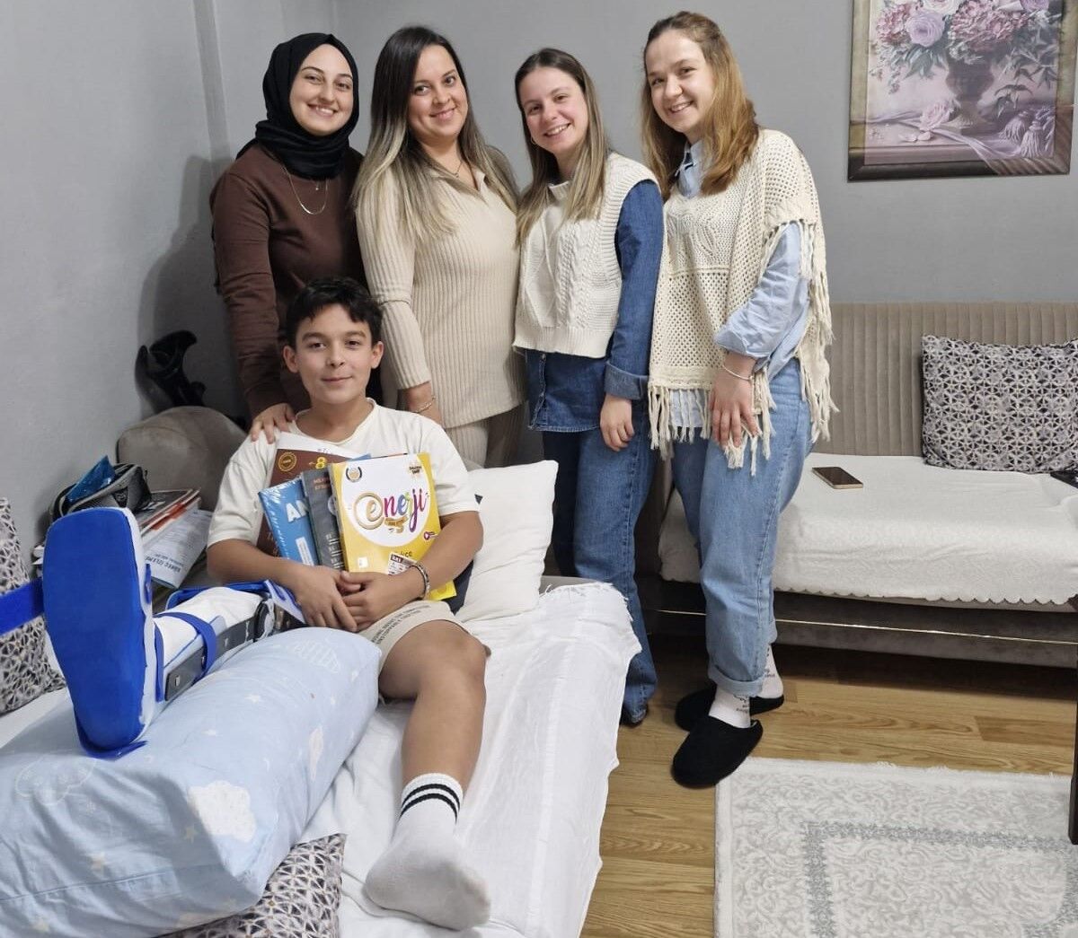 Samsun'da Lgs Öğrencisine Evde Sürpriz Destek 2