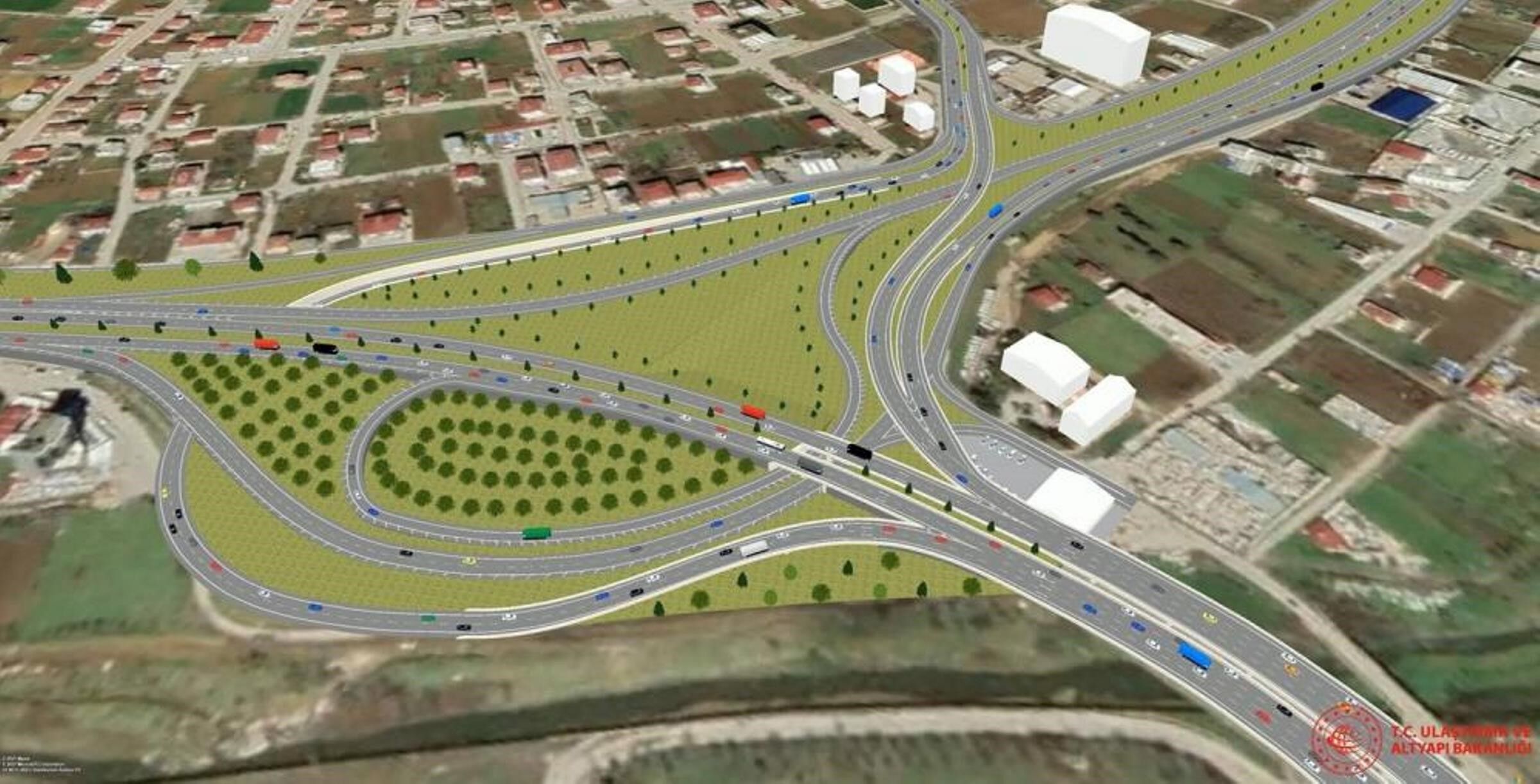 Yeşilkent Kavşağı’nda Trafik Düzenlemesi 2