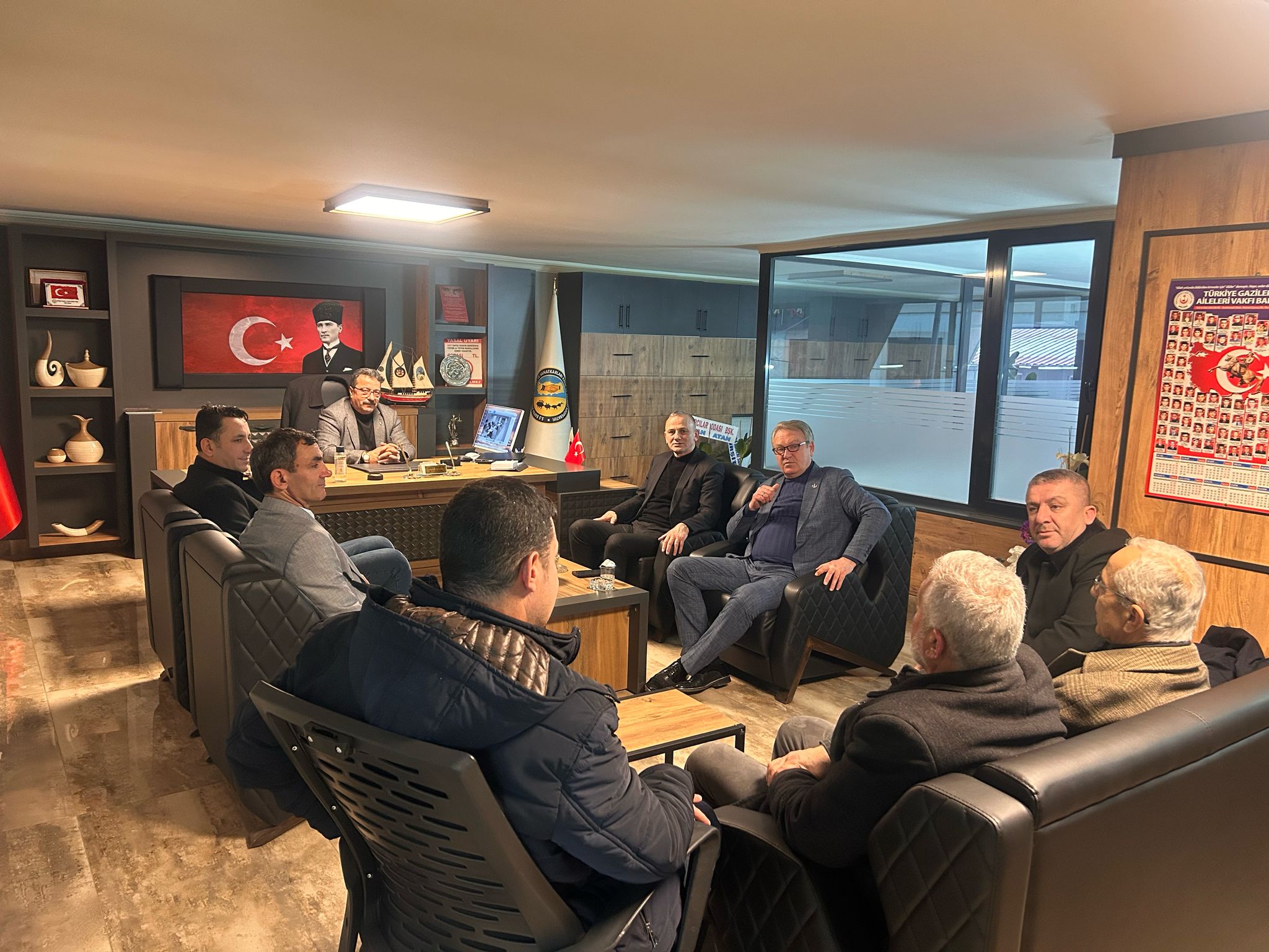 Bafra Yeniden Refah Partisi’nden Ahmet Yılmaz’a Ziyaret (1)