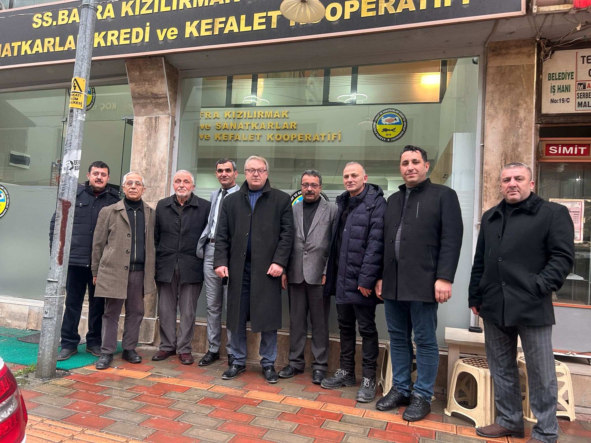 Bafra Yeniden Refah Partisi’nden Ahmet Yılmaz’a Ziyaret (2)
