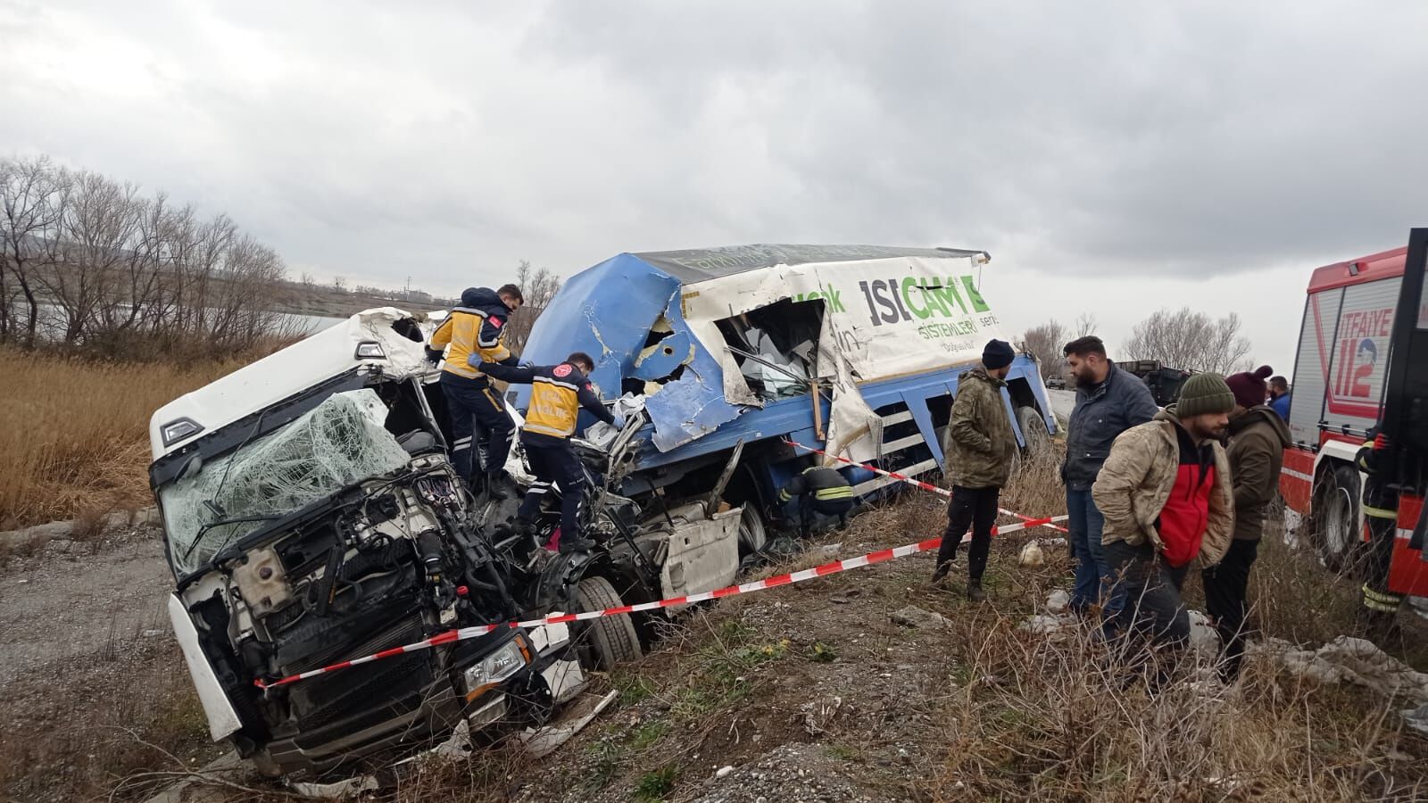 Bafra'da Sedde Yolunda Trafik Kazazı 1 Ölü (4)