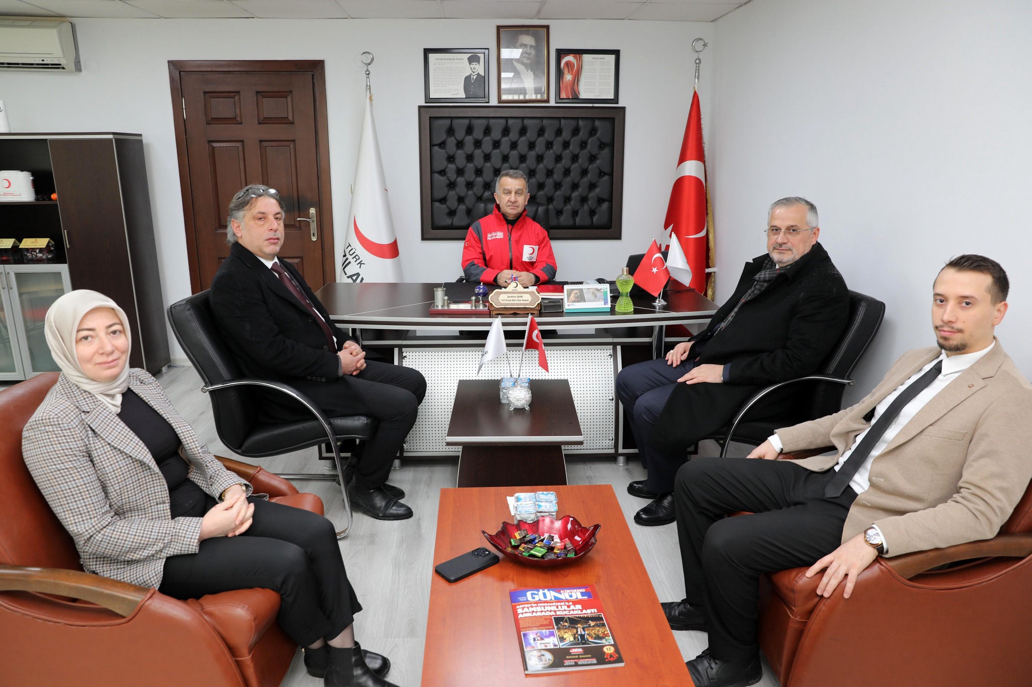 Başkan Hamit Kılıç’tan Bafra Kızılay'a Hayırlı Olsun Ziyareti (2)
