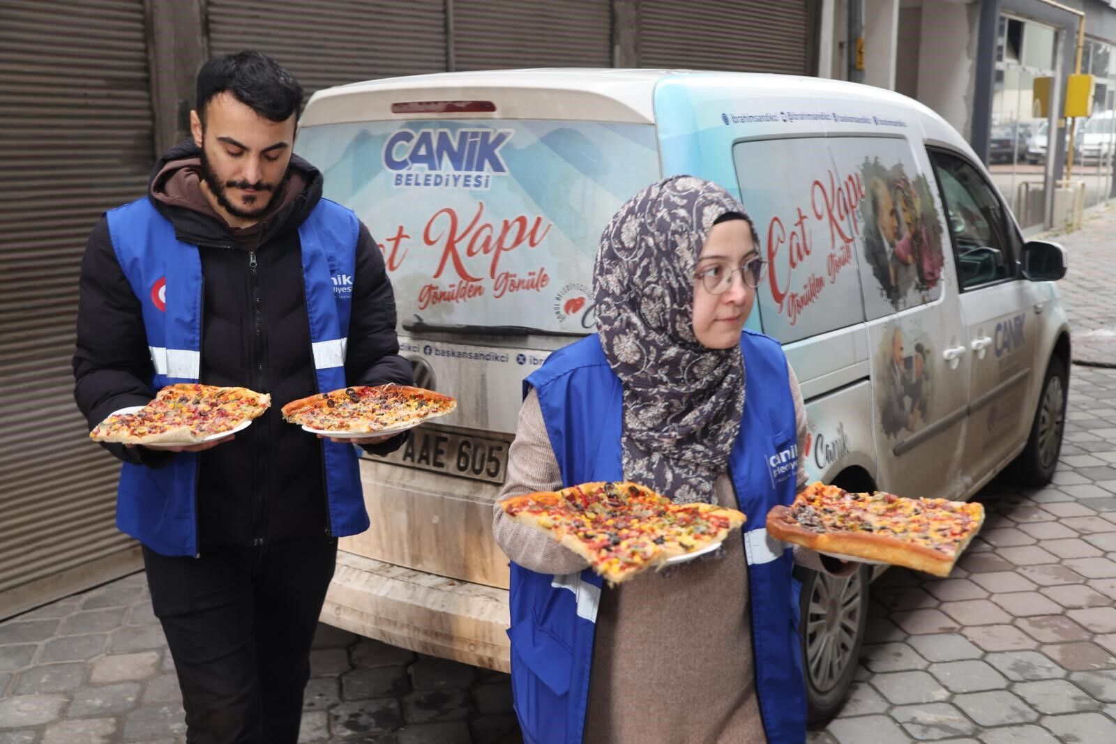 Canik Belediyesi’nden Çocuklara Kar Keyfi Ve Pizza İkramı 4
