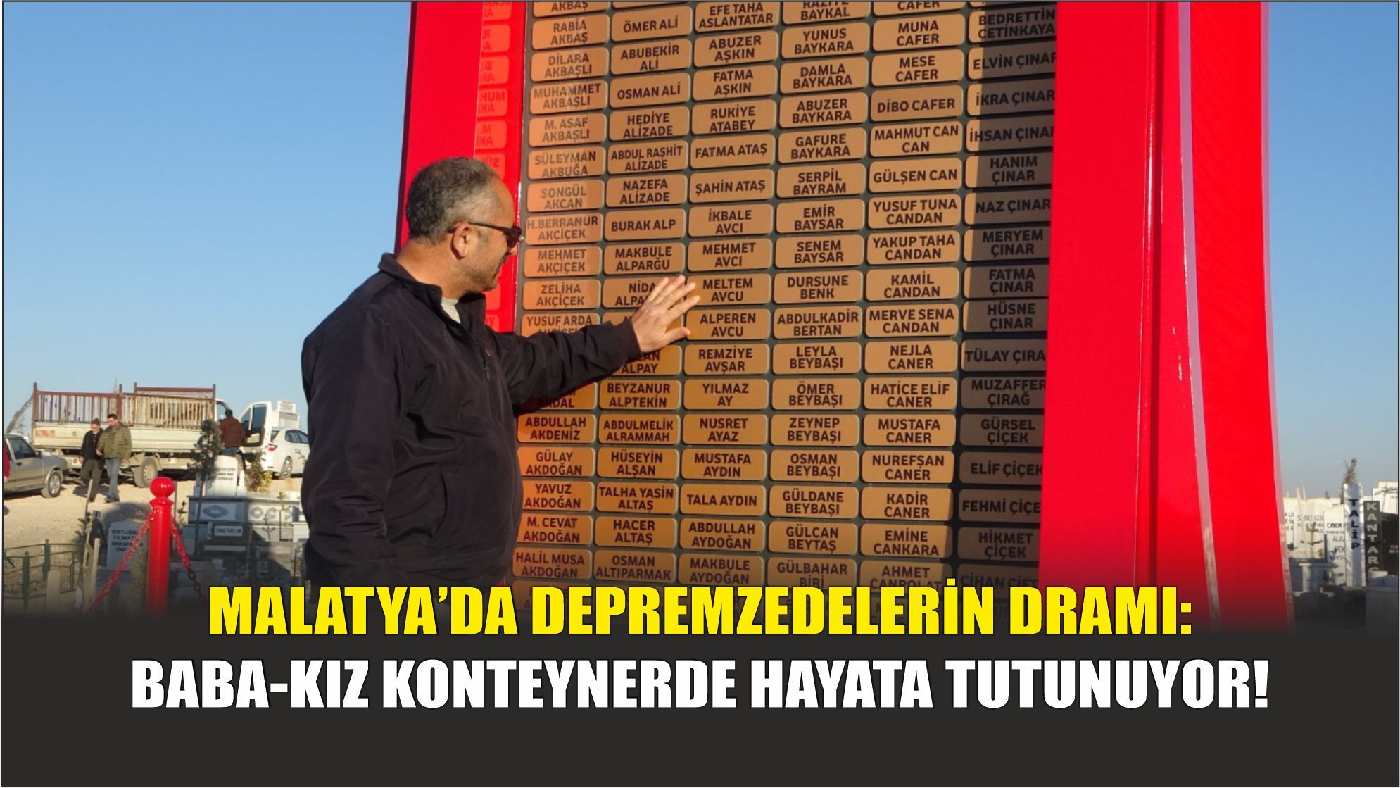 Malatya’da Depremzedelerin Dramı: Baba-Kız Konteynerde Hayata Tutunuyor!