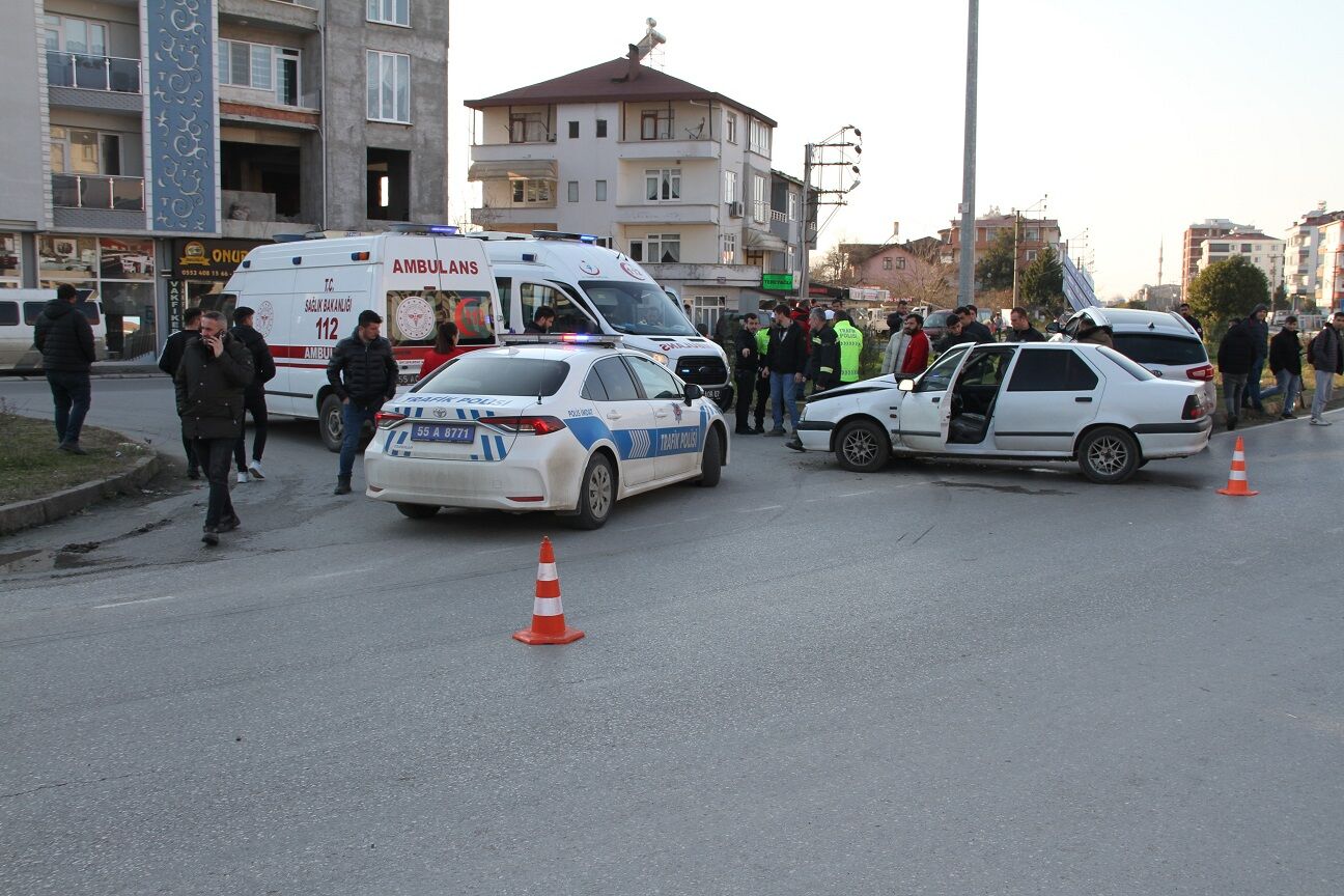 Samsun Çarşamba’da Trafik Kazası 2