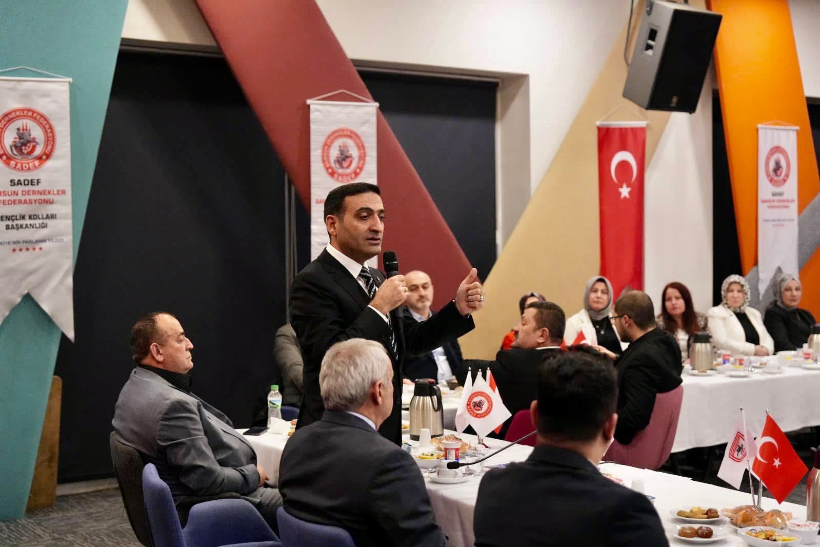 Samsun Dernekler Federasyonu (Sadef) Aylık Olağan Toplantısını Gerçekleştirdi (1)-1
