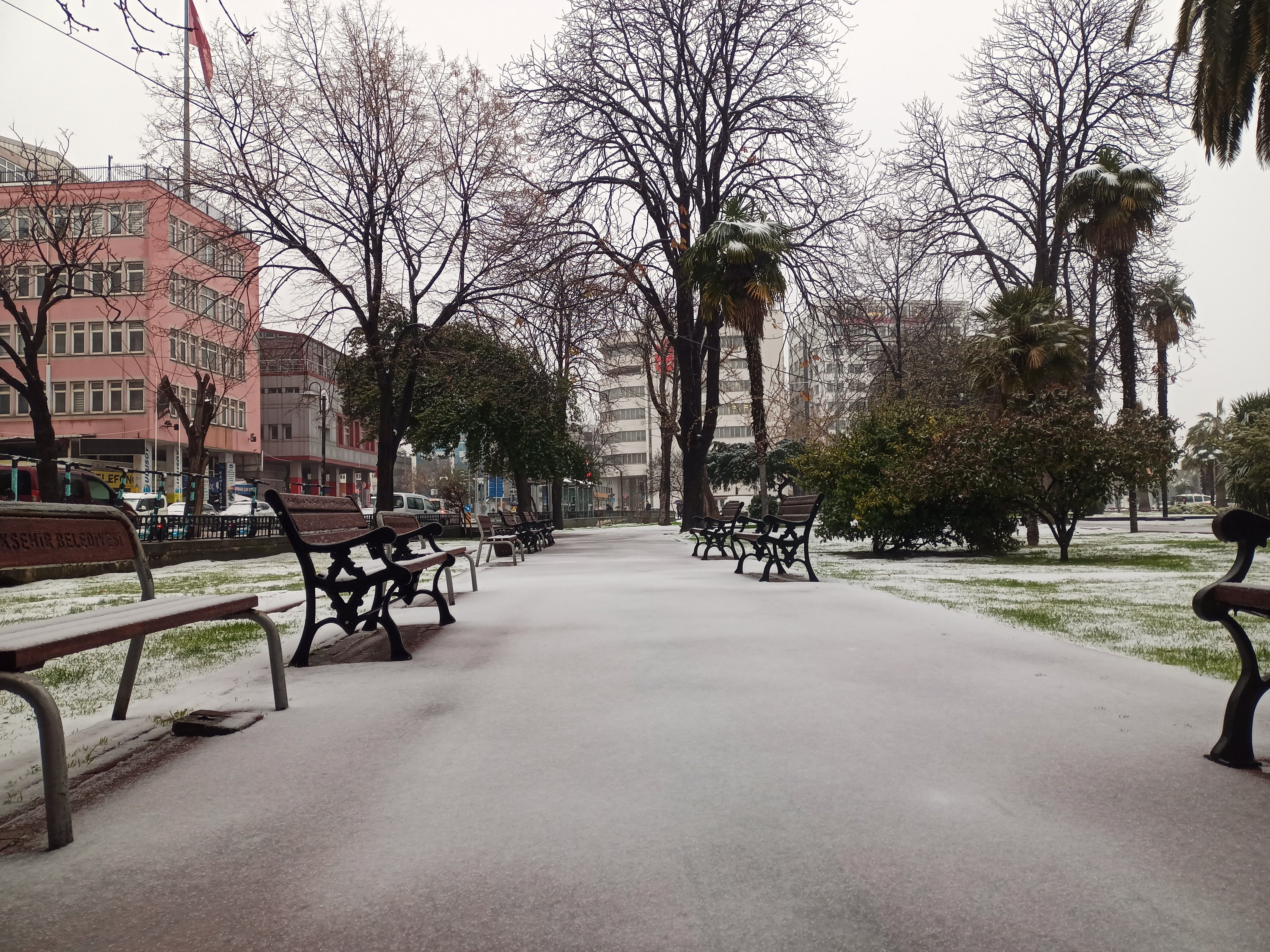 Samsun Güne Karla Uyandı 2