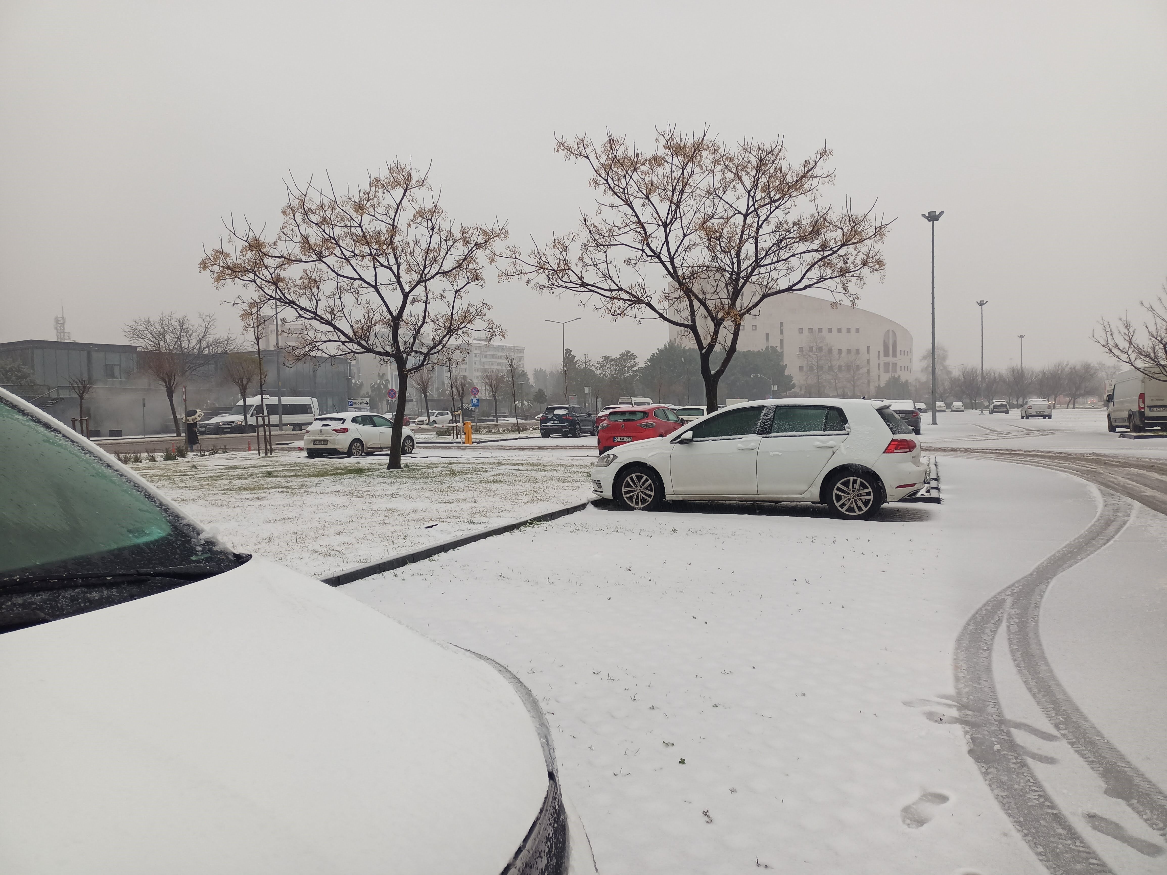 Samsun Güne Karla Uyandı 3
