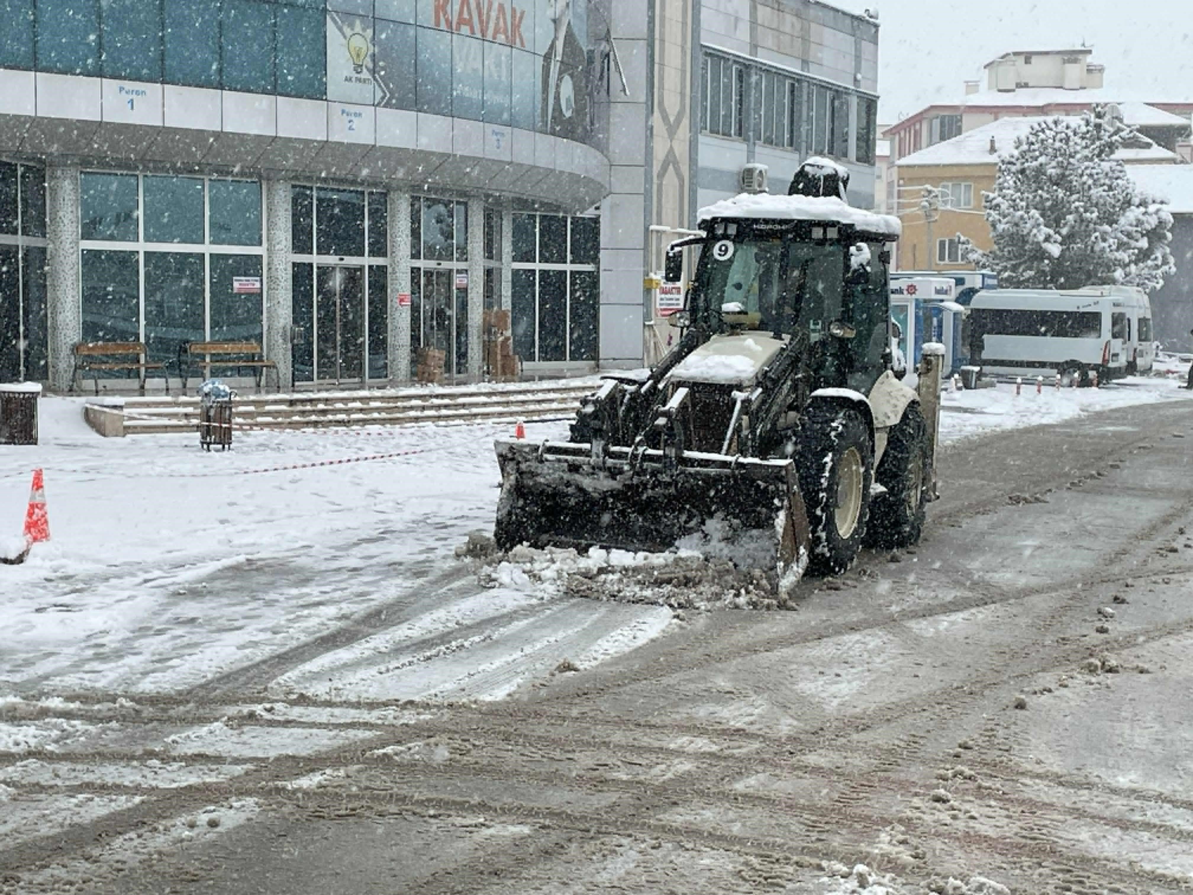 Samsun Kavak’ta Kar Kalınlığı 30 Santimetreye Ulaştı 2