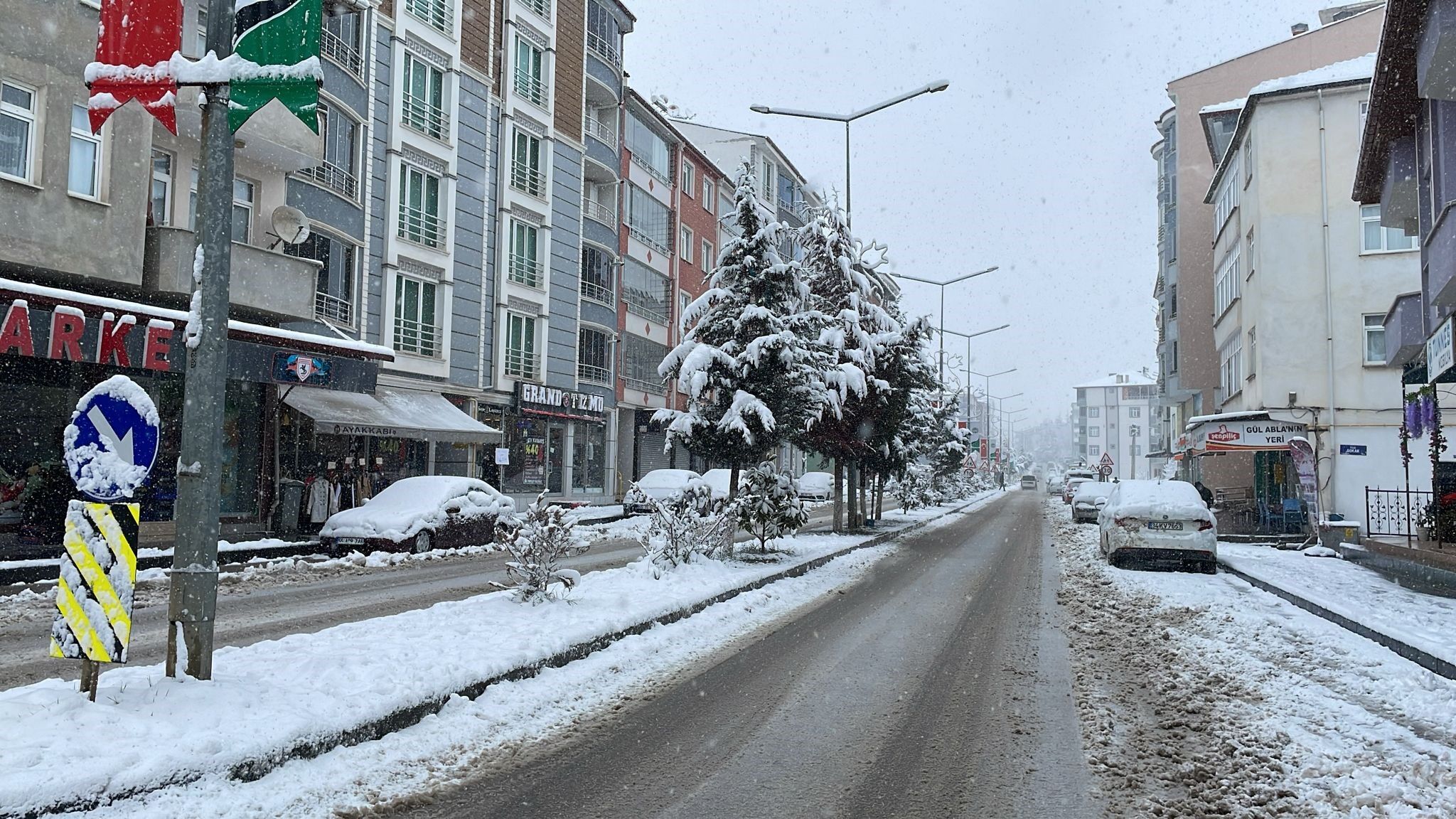 Samsun Kavak’ta Kar Kalınlığı 30 Santimetreye Ulaştı 4