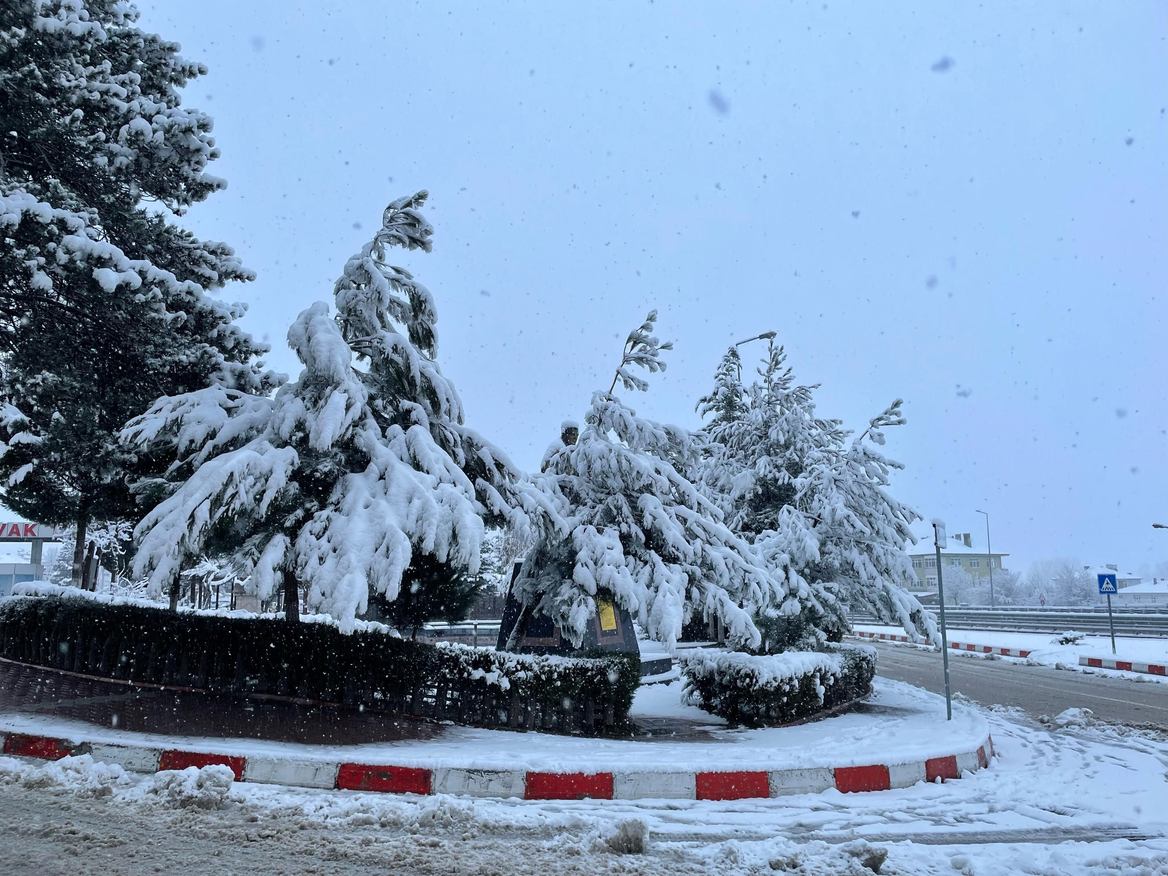 Samsun Kavak’ta Kar Kalınlığı 30 Santimetreye Ulaştı 5