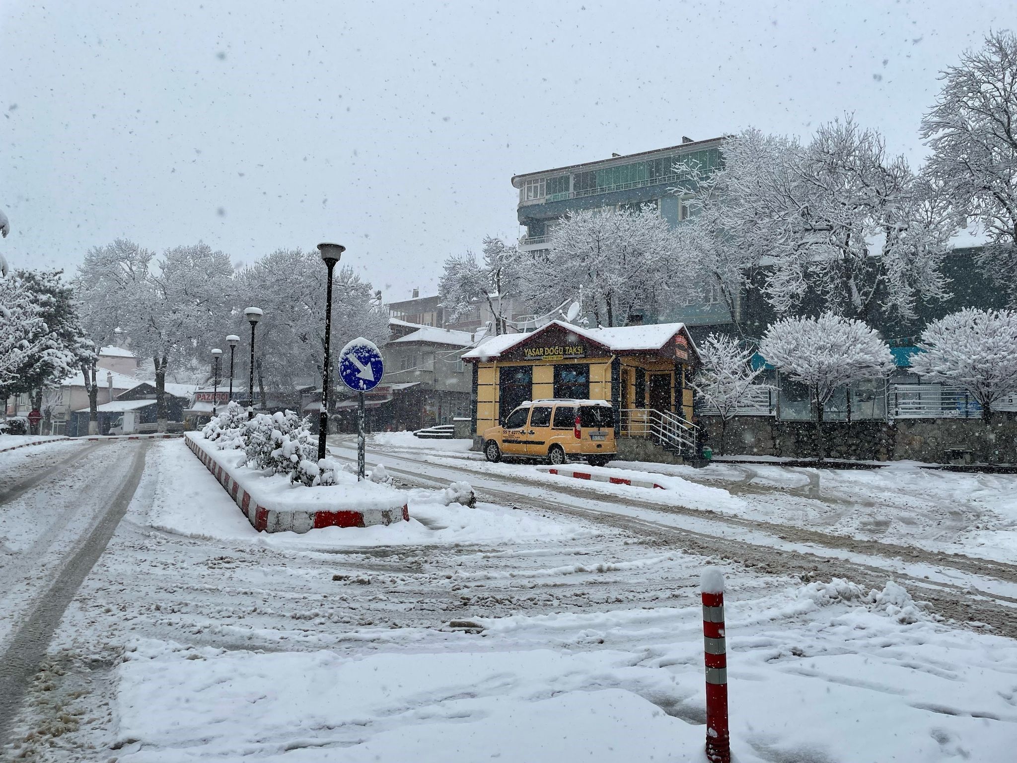 Samsun Kavak’ta Kar Kalınlığı 30 Santimetreye Ulaştı 7