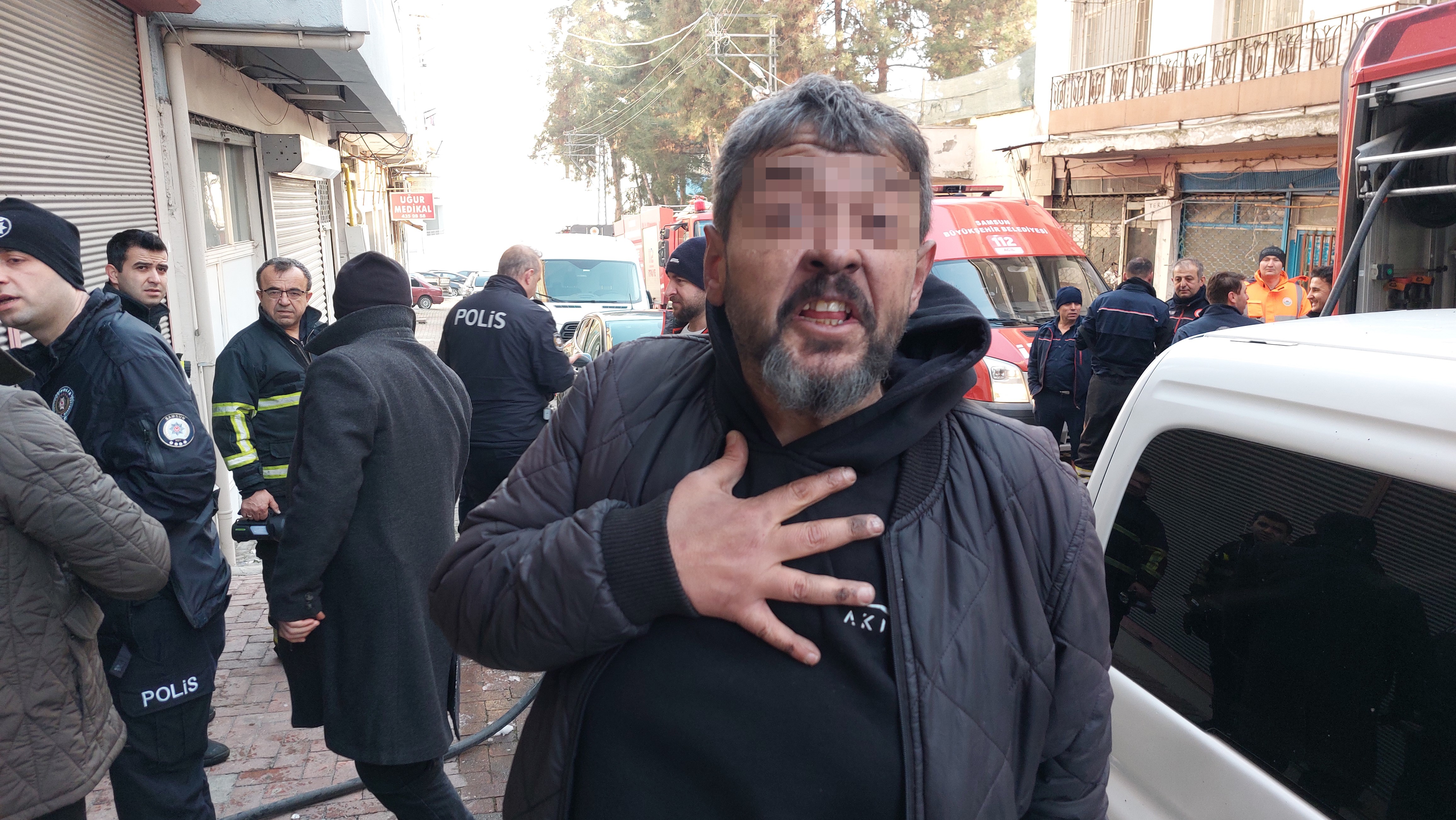 Samsun’da Bir Kişi Hem Canına Kıymaya Kalkıştı Hem Evini Yaktı 3