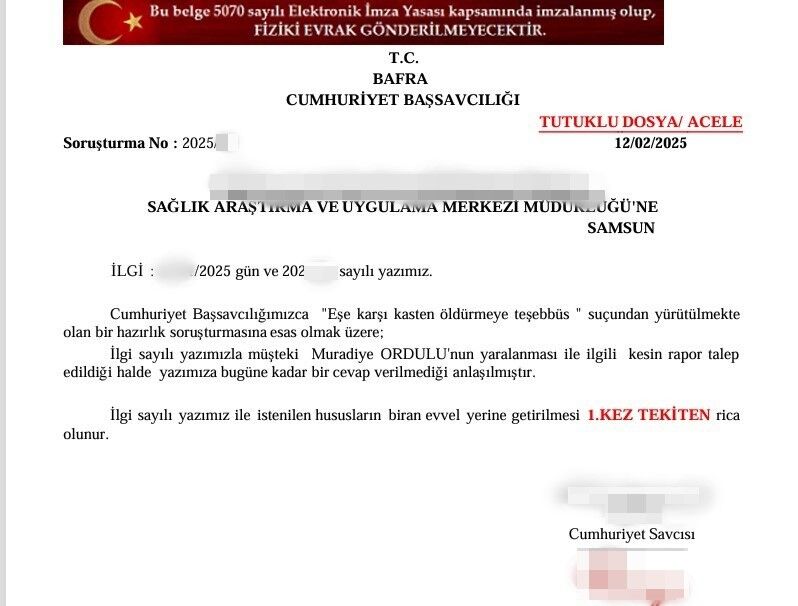 Samsun’da Boşanmak İsteyen Eşini 5 Yerinden Bıçakladı 5-1