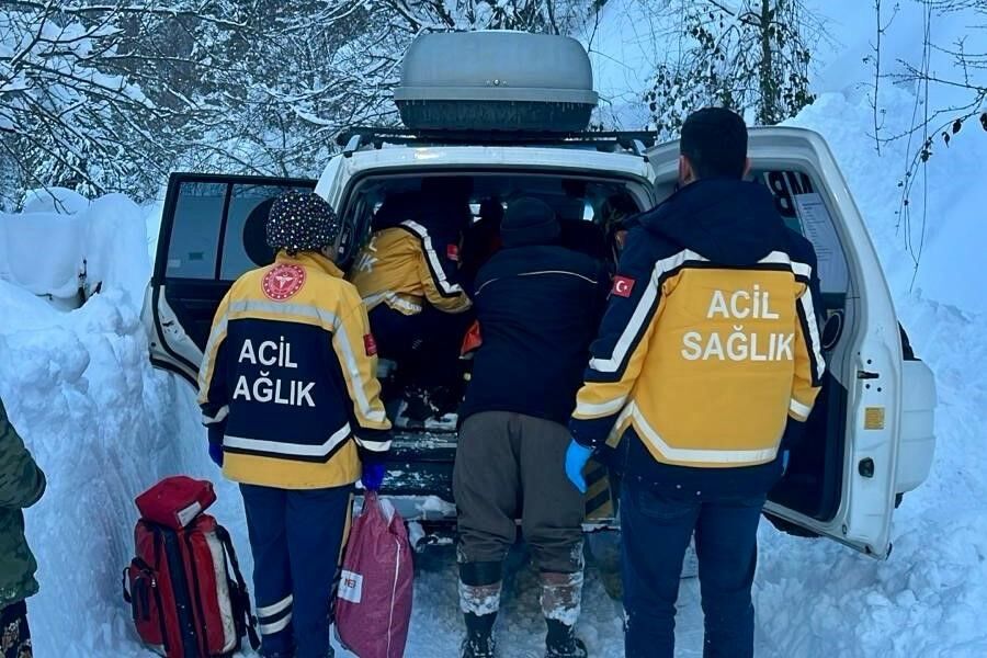 Samsun'da Kar Engeline Büyükşehir Desteği 2