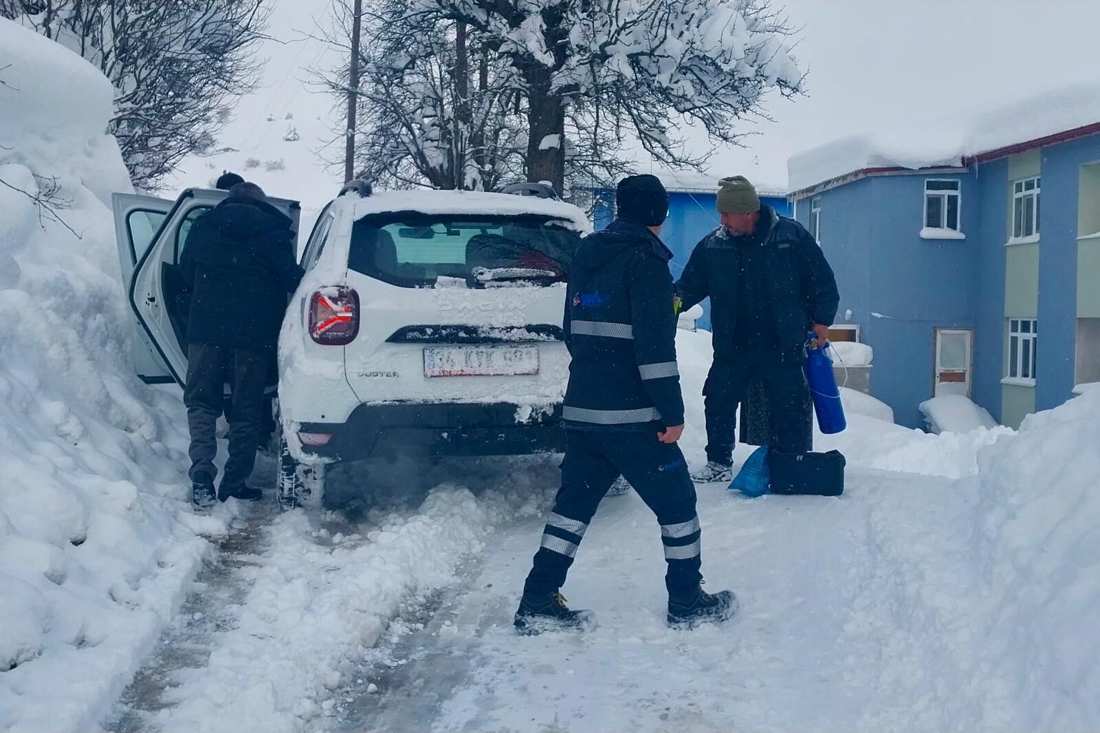 Samsun'da Kar Engeline Büyükşehir Desteği 3