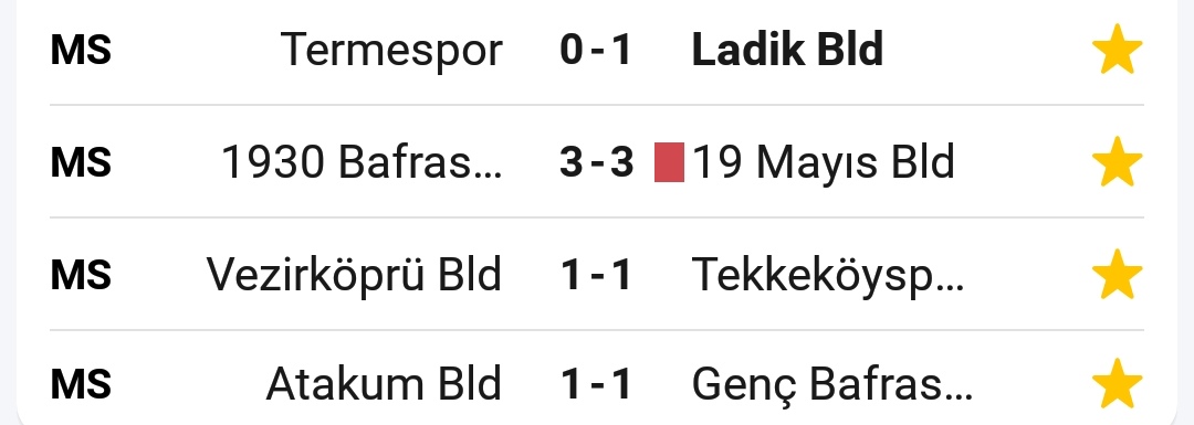 1930 Bafraspor 90+8 Yediği Golle Galibiyet Fırsatını Tepti (4)