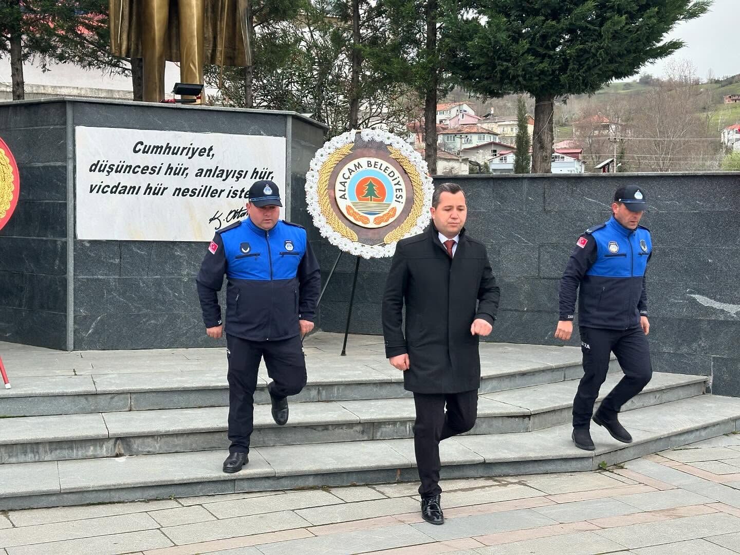 Alaçam’da 18 Mart Şehitleri Anma Töreni Düzenlendi (1)