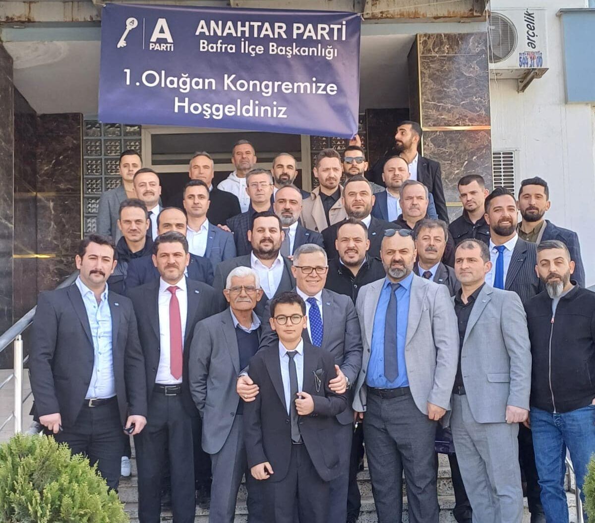 Anahtar Parti Bafra İlçe Başkanlığına Osman Engiz Seçildi (10)