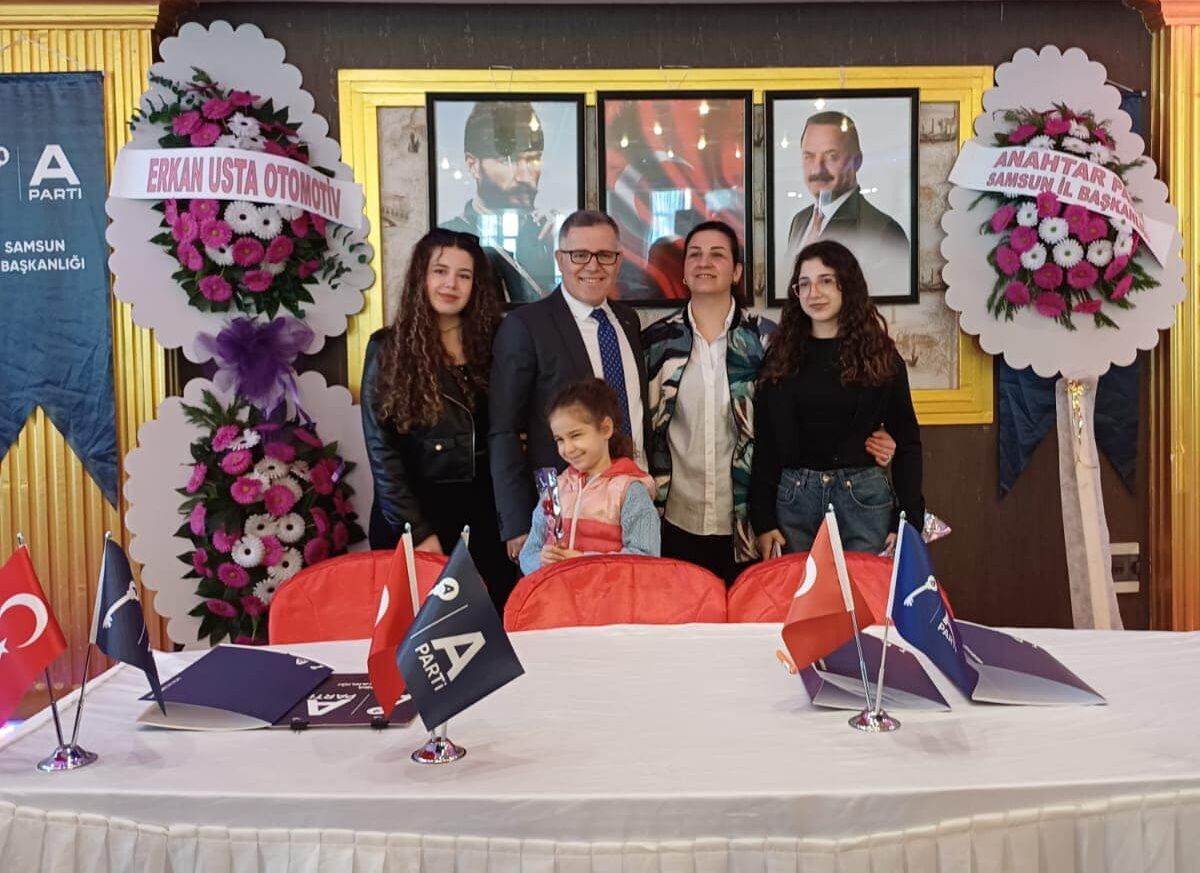 Anahtar Parti Bafra İlçe Başkanlığına Osman Engiz Seçildi (3)