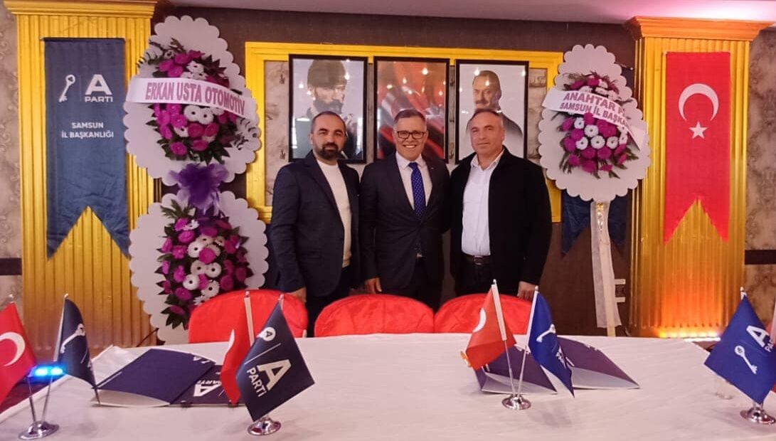 Anahtar Parti Bafra İlçe Başkanlığına Osman Engiz Seçildi (4)