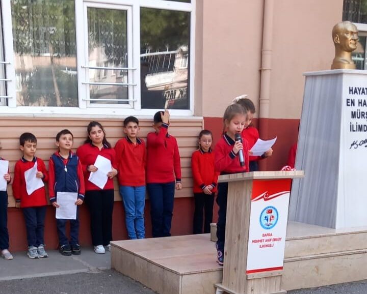 Bafra Mehmet Akif Ersoy İlkokulu'nda İstiklal Marşı Ve Anma Günü Etkinliği (12)