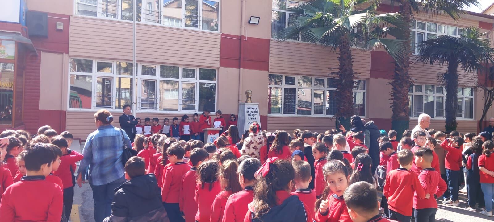 Bafra Mehmet Akif Ersoy İlkokulu'nda İstiklal Marşı Ve Anma Günü Etkinliği (13)