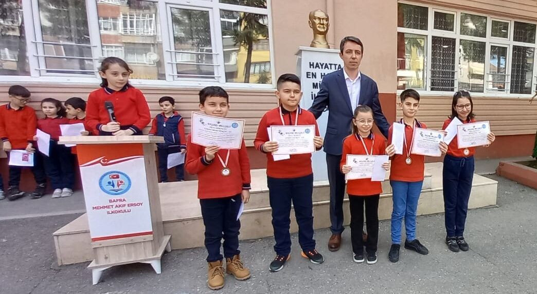 Bafra Mehmet Akif Ersoy İlkokulu'nda İstiklal Marşı Ve Anma Günü Etkinliği (3)