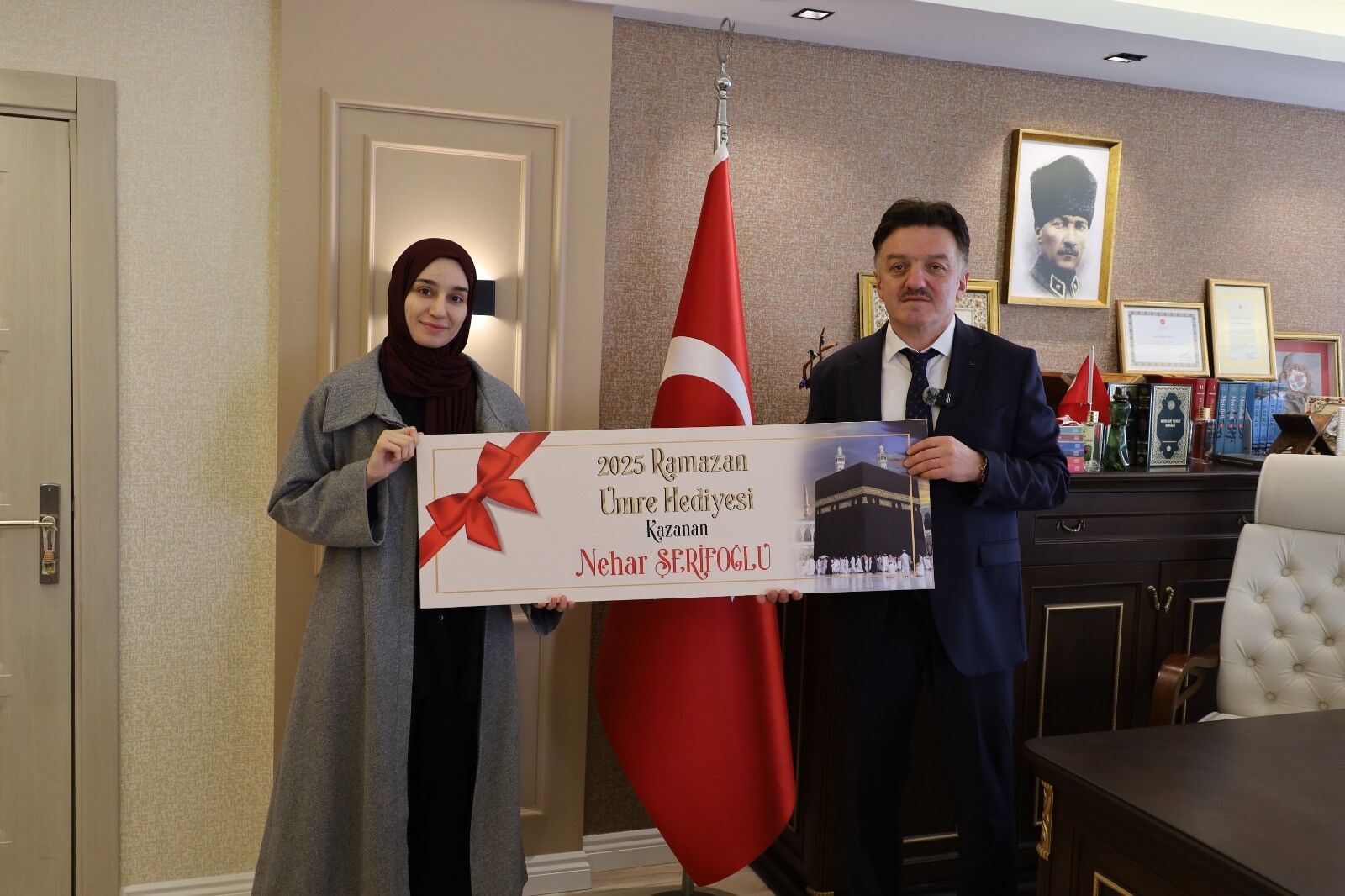 Bafra'da Umre Çekilişinin Kazananı Belli Oldu2