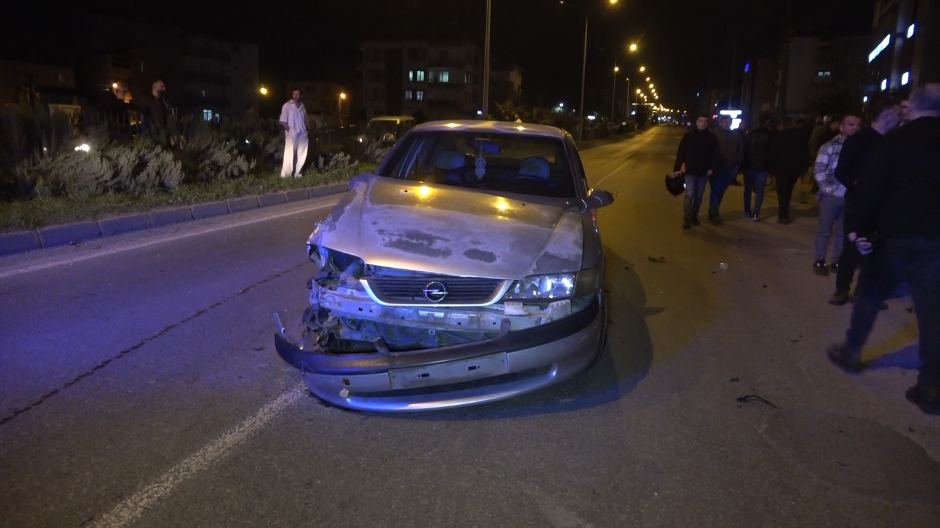 Bafra'da Zincirleme Kaza 4 Yaralı (4)