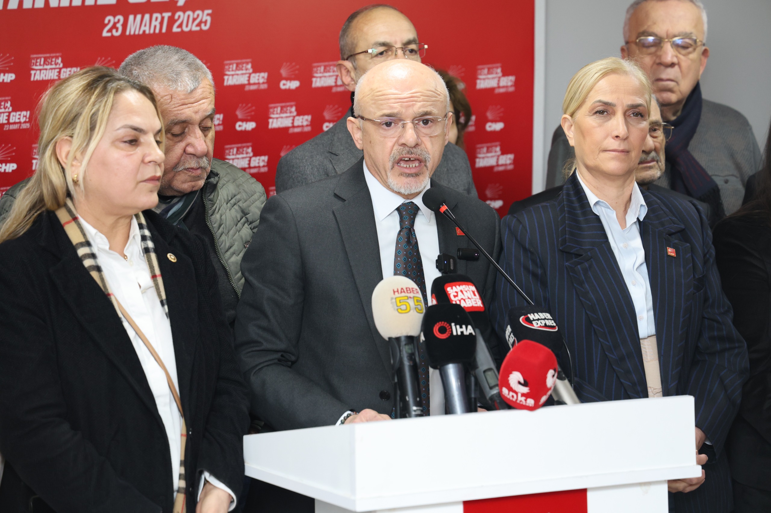 Chp Samsun'dan Ekrem İmamoğlu İçin Basın Açıklaması (1)