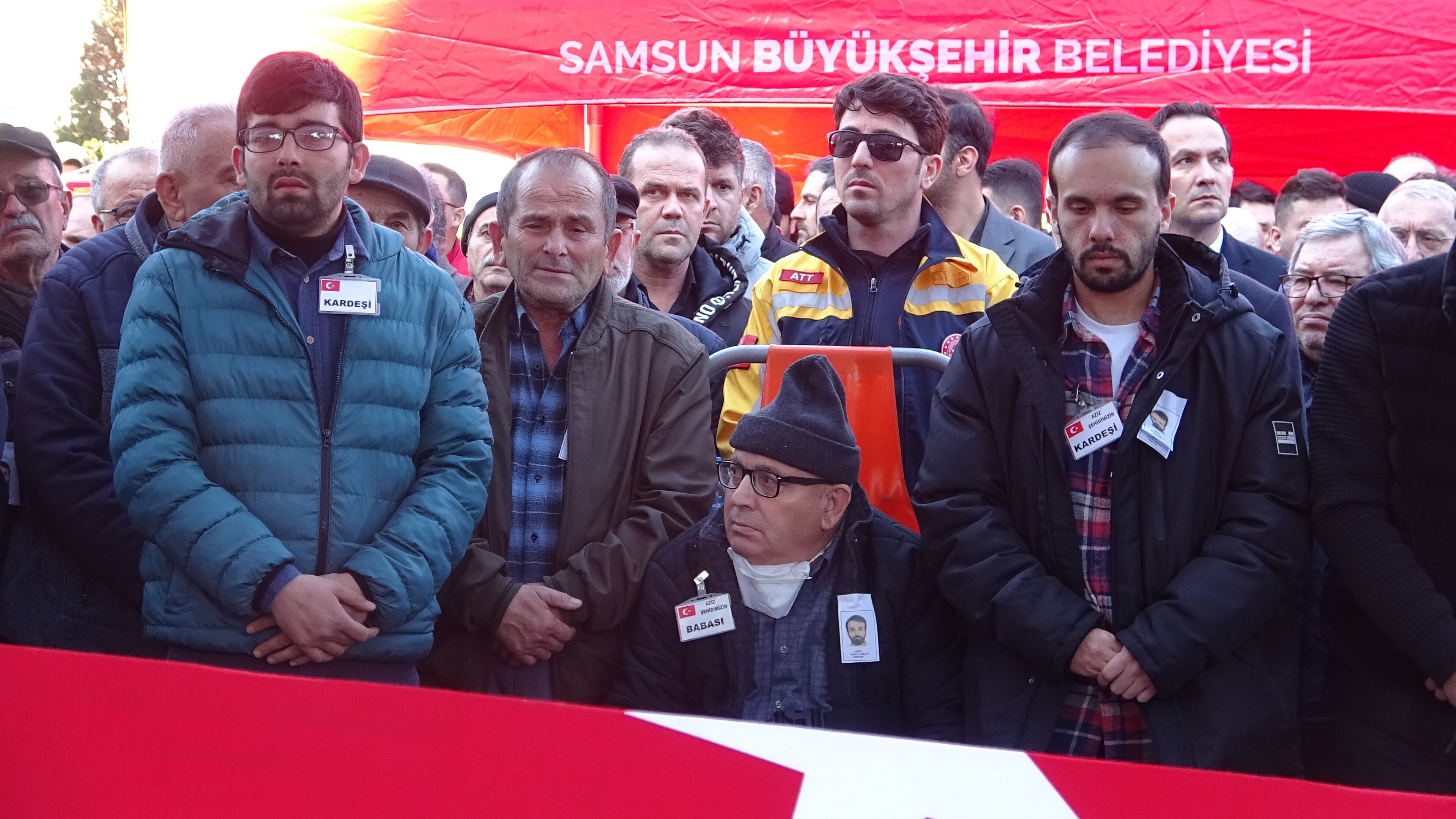 Pençe Kilit Şehidi Samsun’da Son Yolculuğuna Uğurlandı (4)