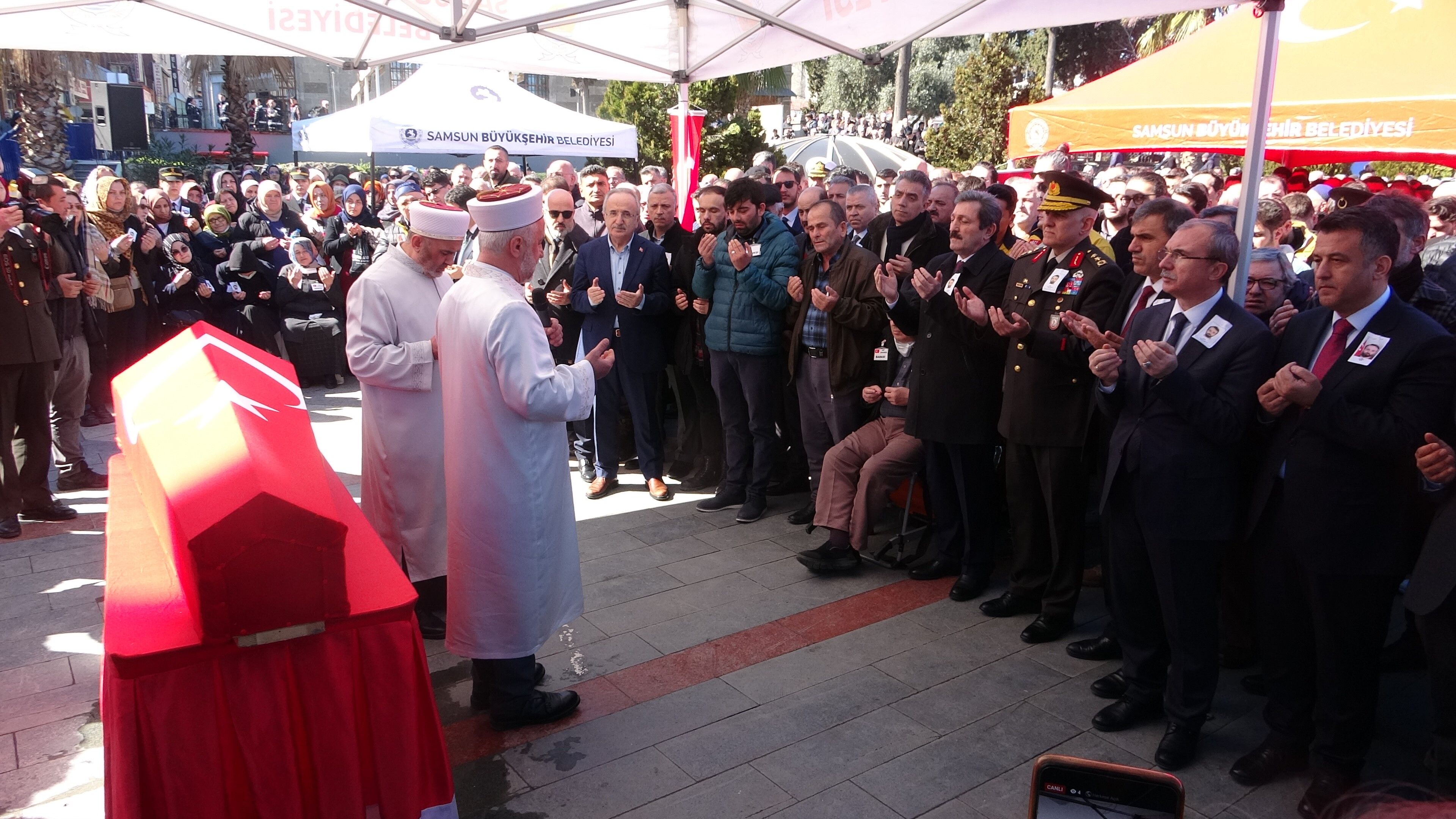 Pençe Kilit Şehidi Samsun’da Son Yolculuğuna Uğurlandı (5)