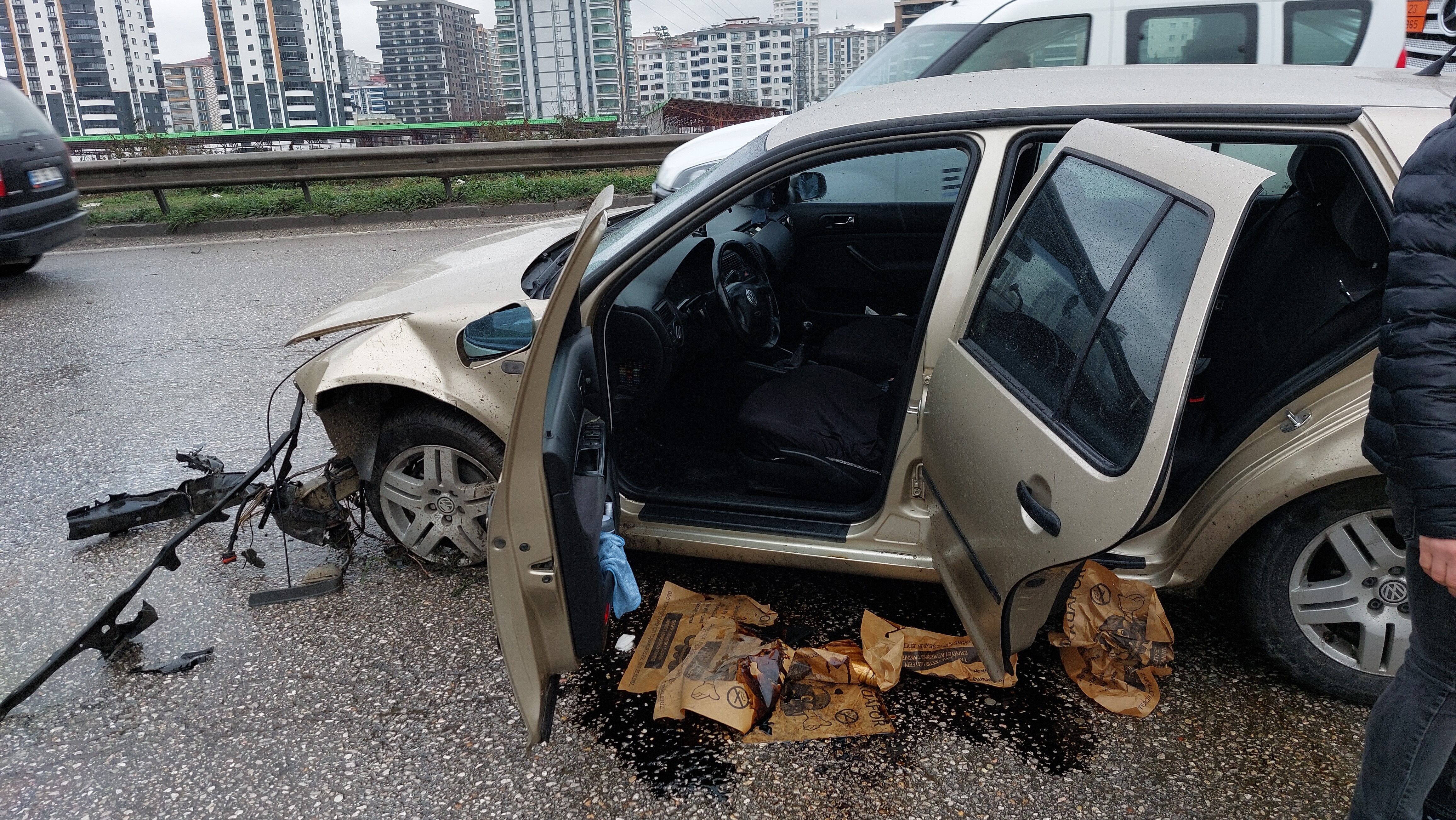 Samsun'da 9 Aracın Karıştığı Zincirleme Kaza (5)