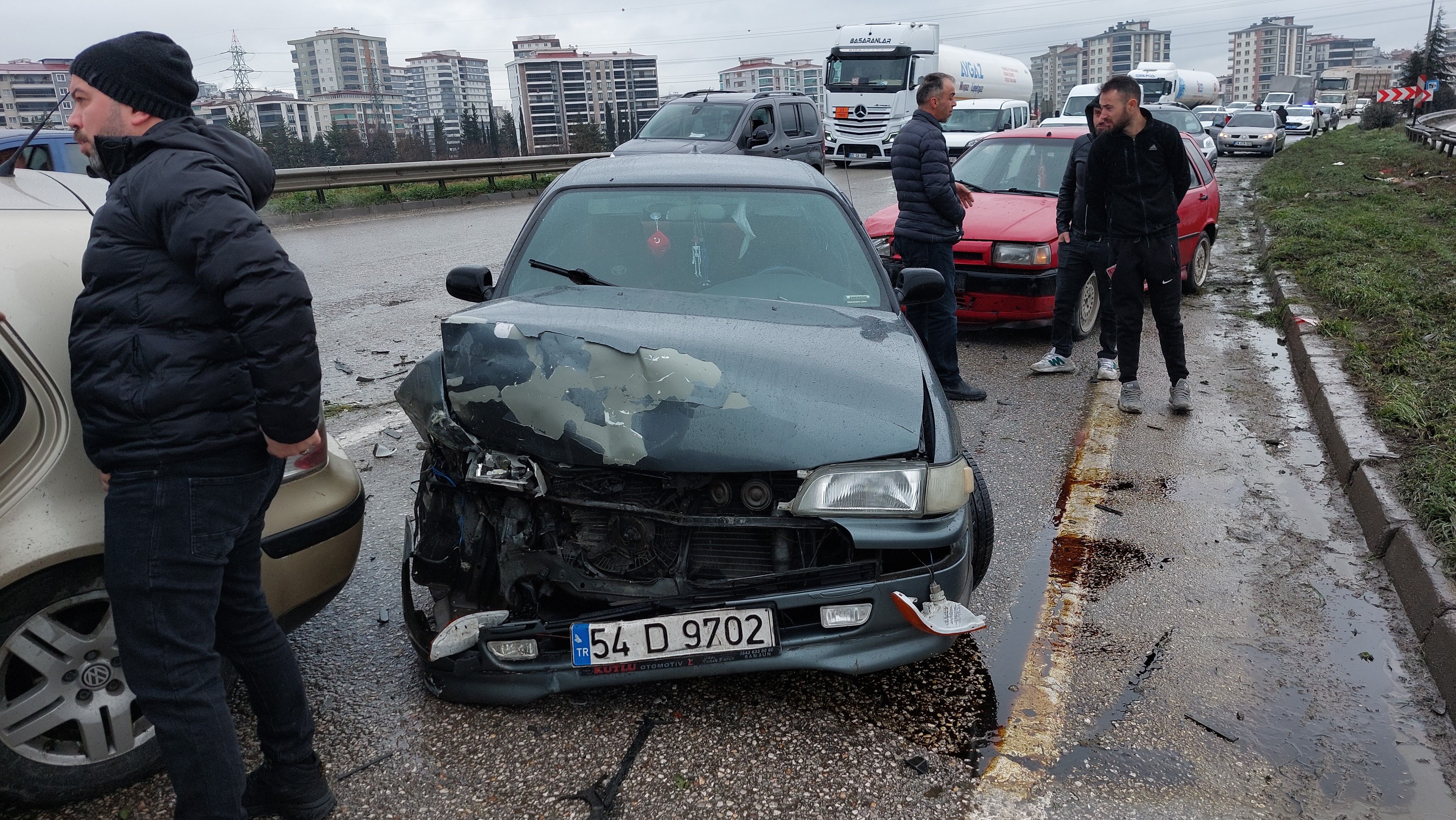 Samsun'da 9 Aracın Karıştığı Zincirleme Kaza (6)