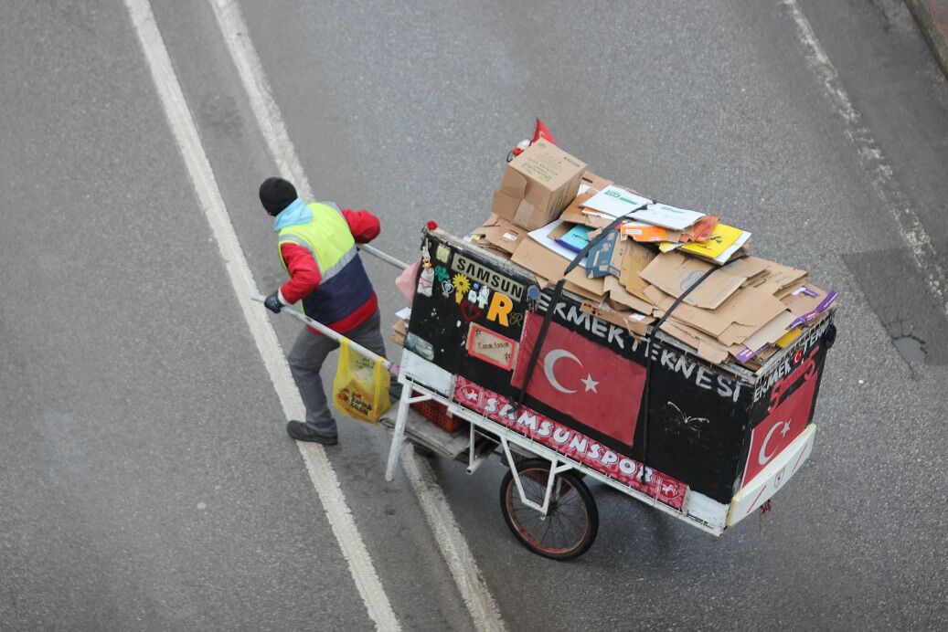 Samsun’da Kağıt Toplayıcısının ‘Ekmek Teknesi’ (3)