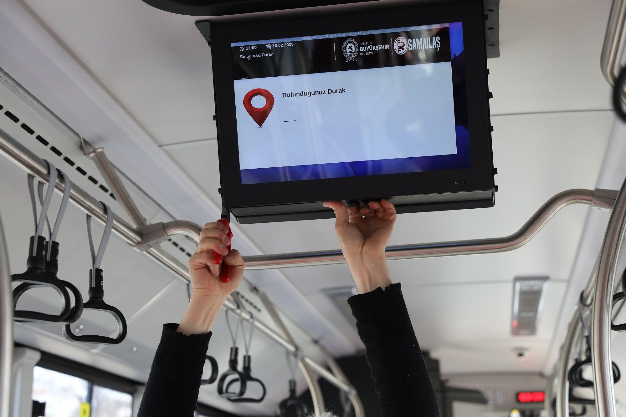 Samsun'da Otobüslerde Engelli Dostu Ses Ve Görüntülü Bilgilendirme Sistemi 5