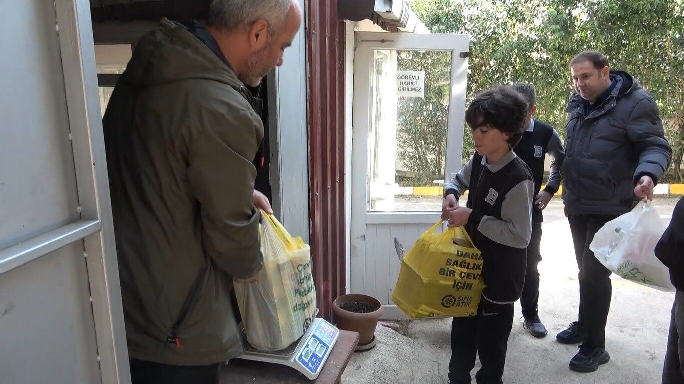 Samsun'da Sıfır Atıkta Lider Okul Yılda 20 Ton Atık Toplanıyor (4)