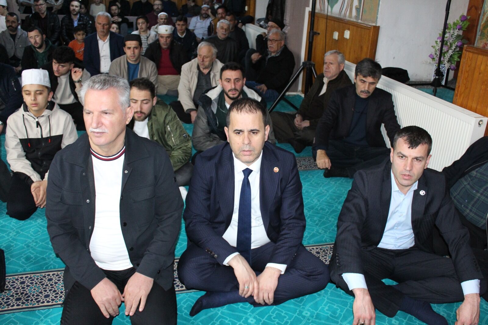 Şehit Lider Muhsin Yazıcıoğlu, Vefatının 16. Yılında Bafra'da Dualarla Anıldı (9)