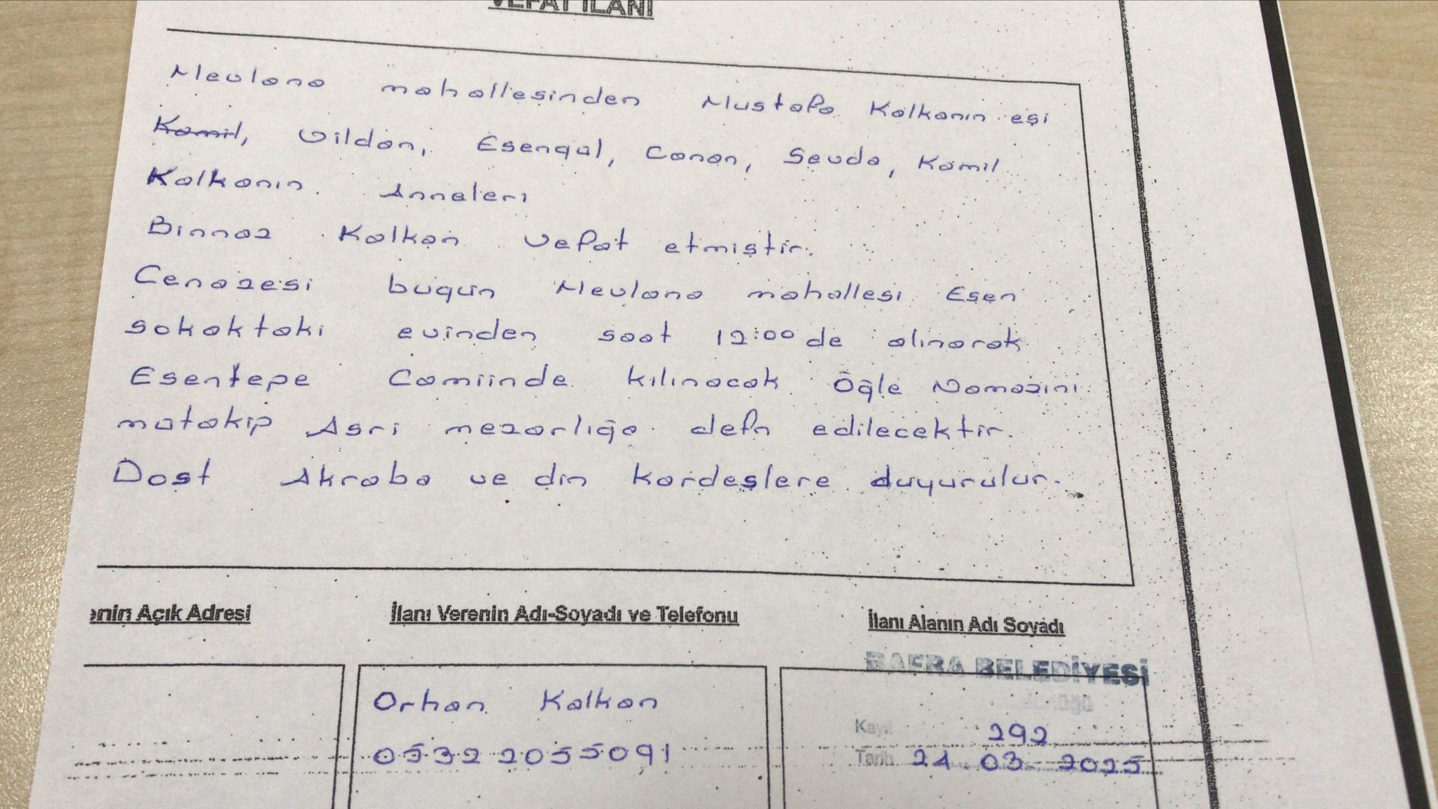 Vefat Ilaları (2)