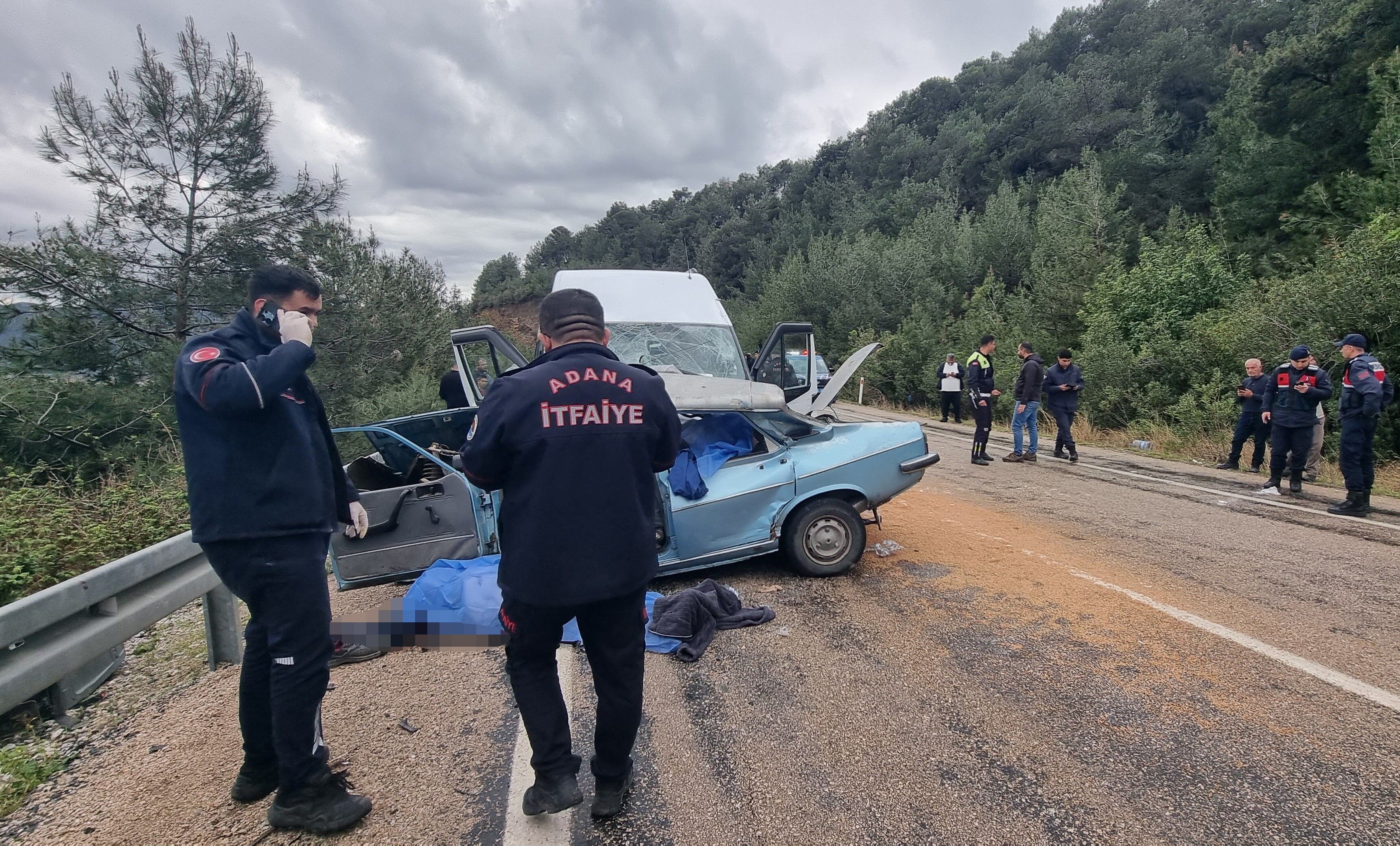 Adana'da Feci Kaza 3'Ü Çocuk 5 Ölü, 7 Yaralı (1)